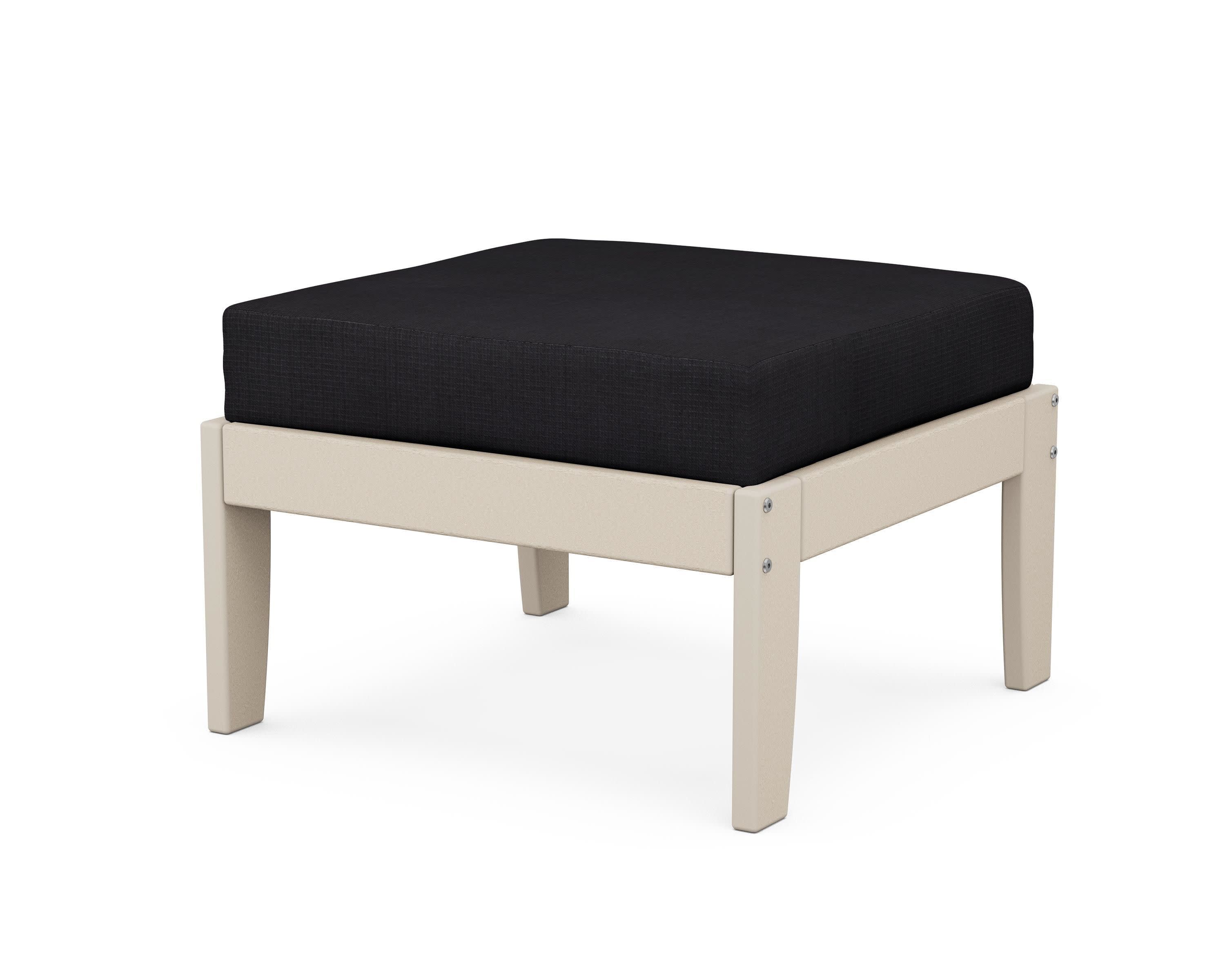 Modular Ottoman - Classic in Sand / Midnight Linen