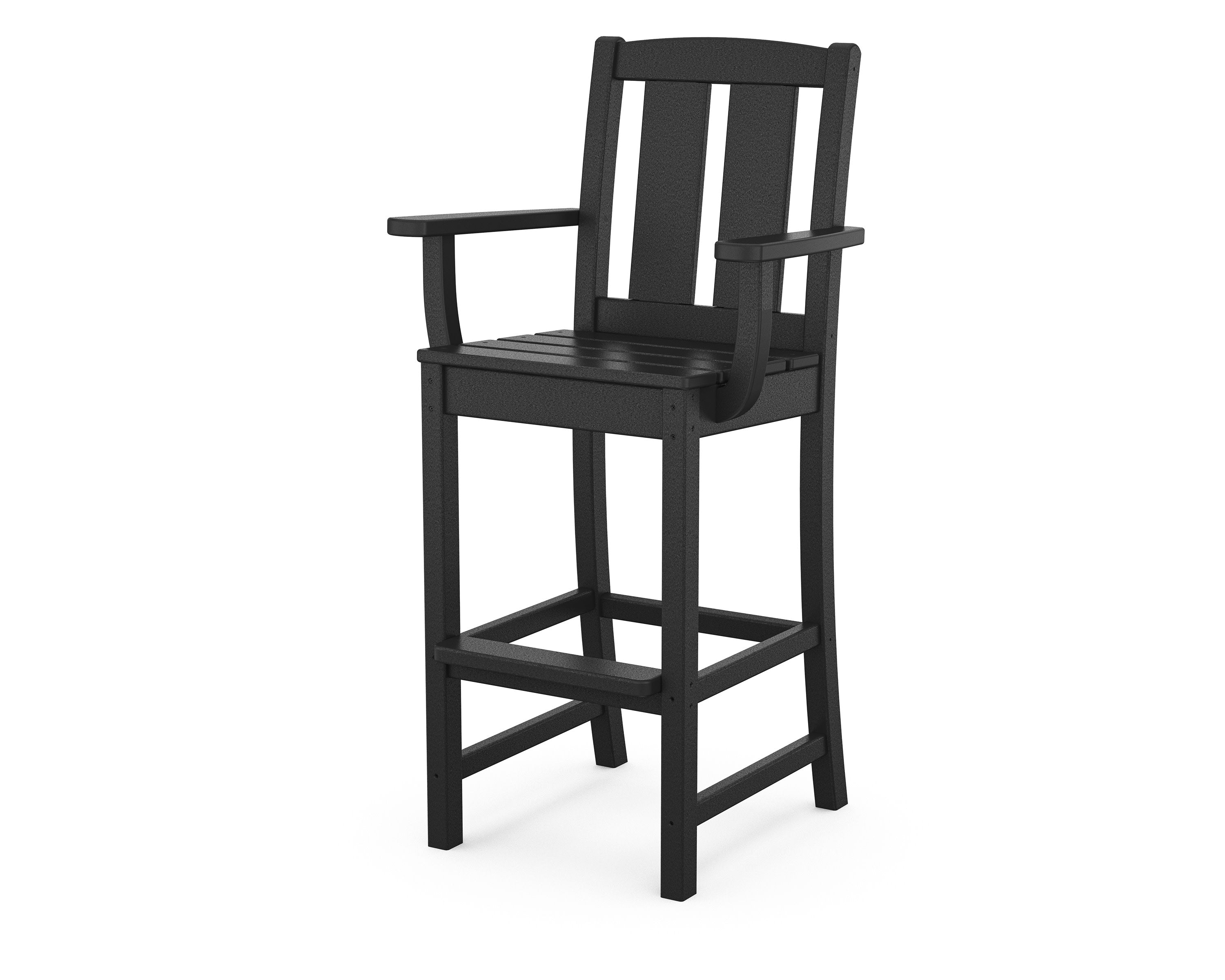 Mission Bar Arm Chair in Black
