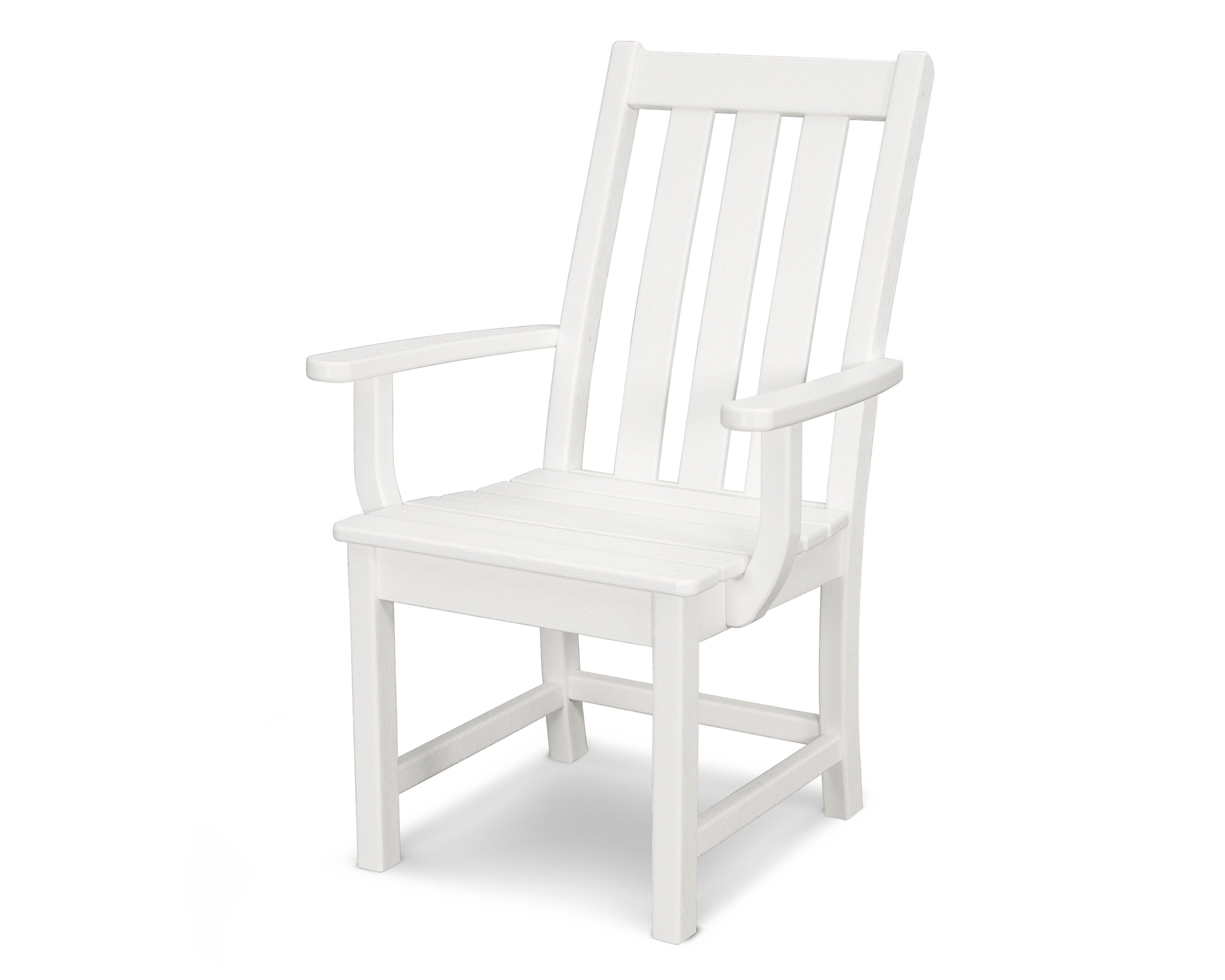 Vineyard Dining Arm Chair in Vintage White