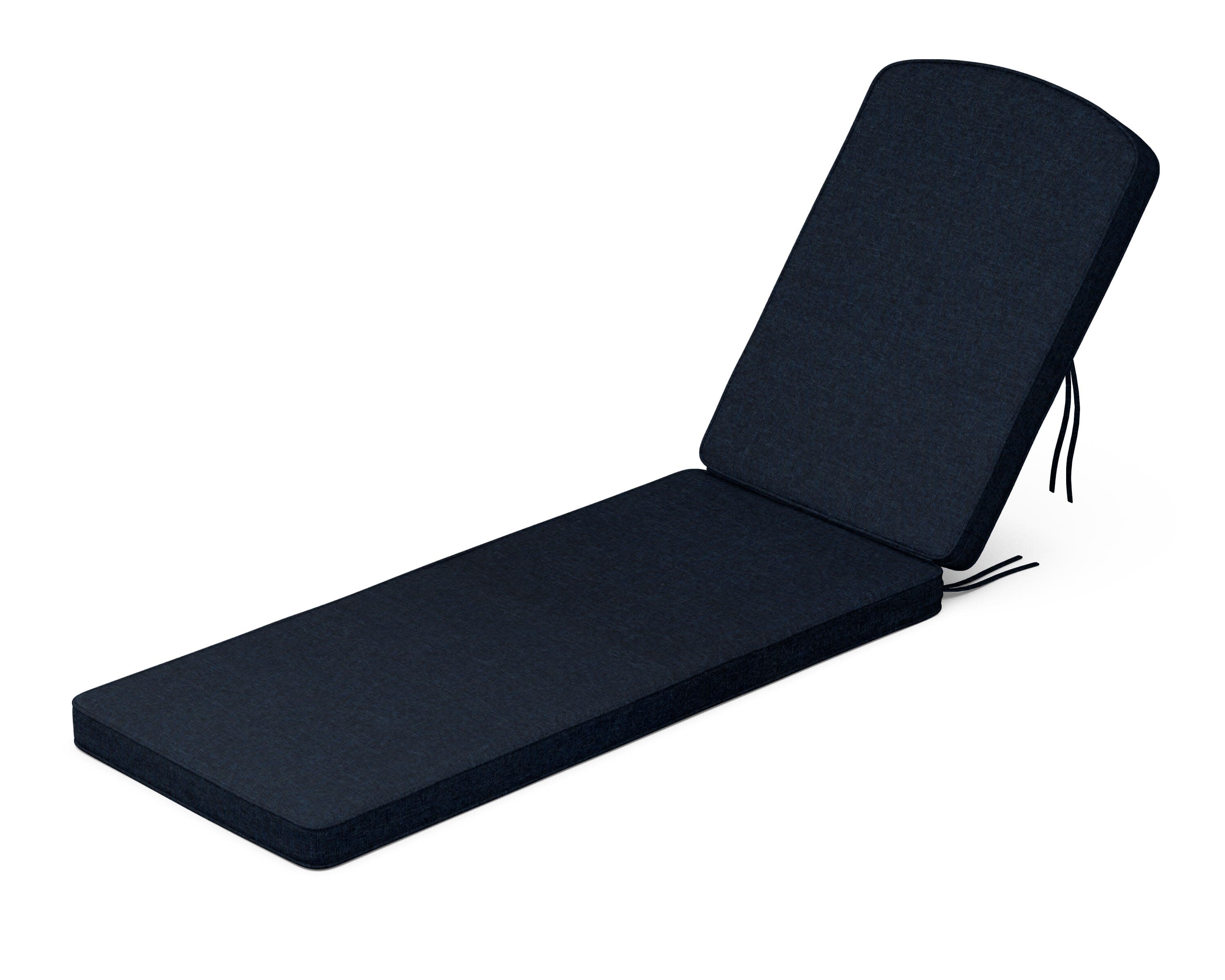 Chinoiserie Chaise Cushion in Marine Indigo