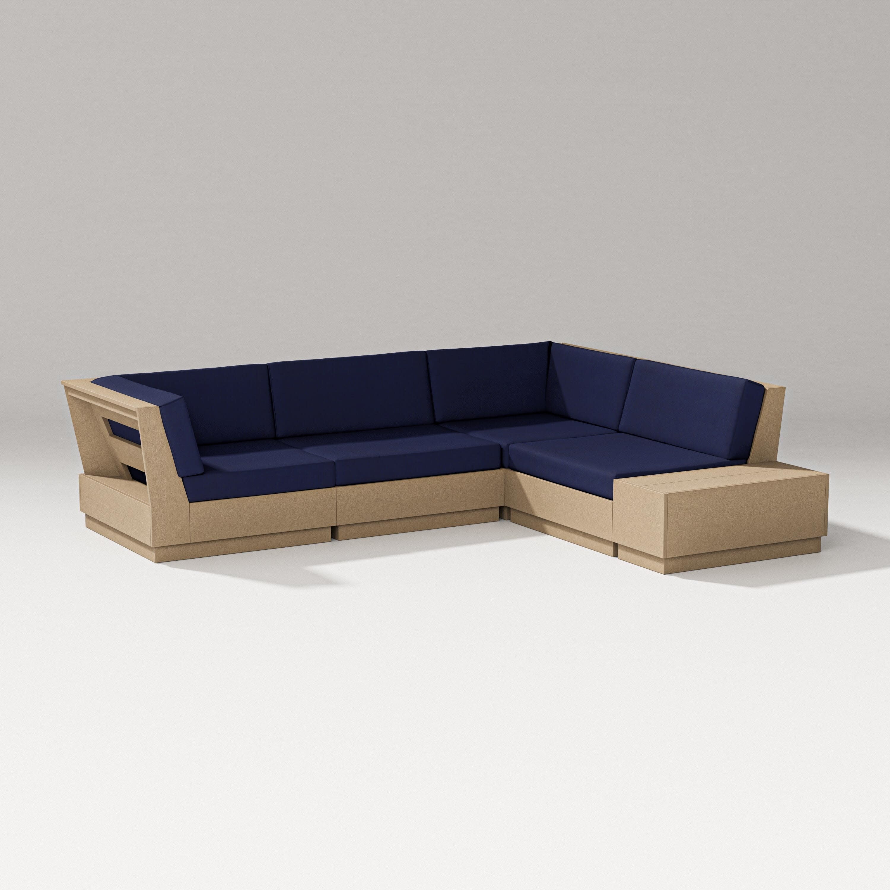 Elevate Corner Sectional in Vintage Sahara / Navy