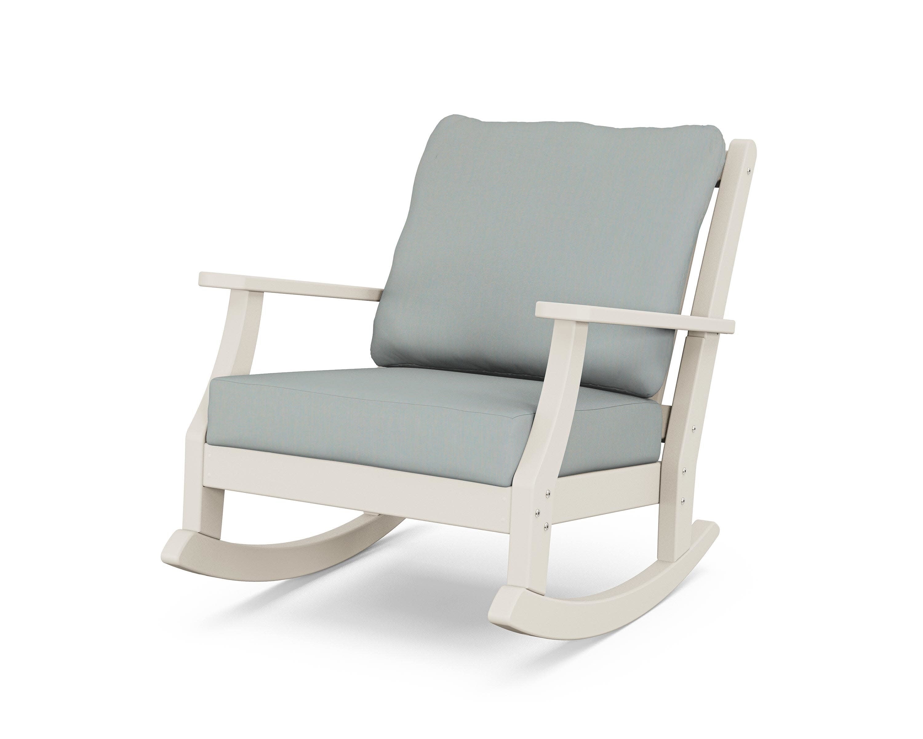 Wovendale Deep Seating Rocking Chair in Sand / Spa