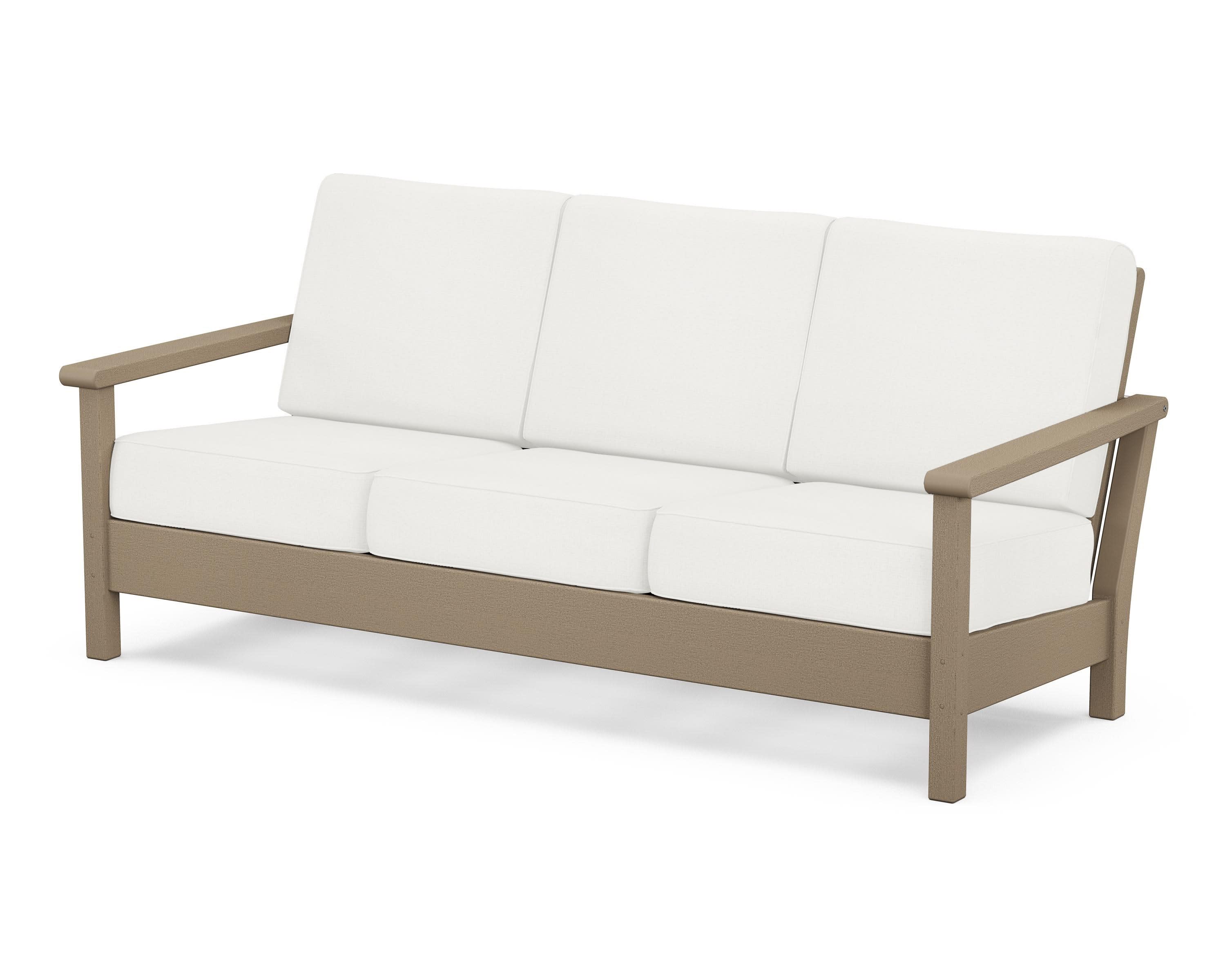 Harbour Deep Seating Sofa in Vintage Sahara / Natural Linen