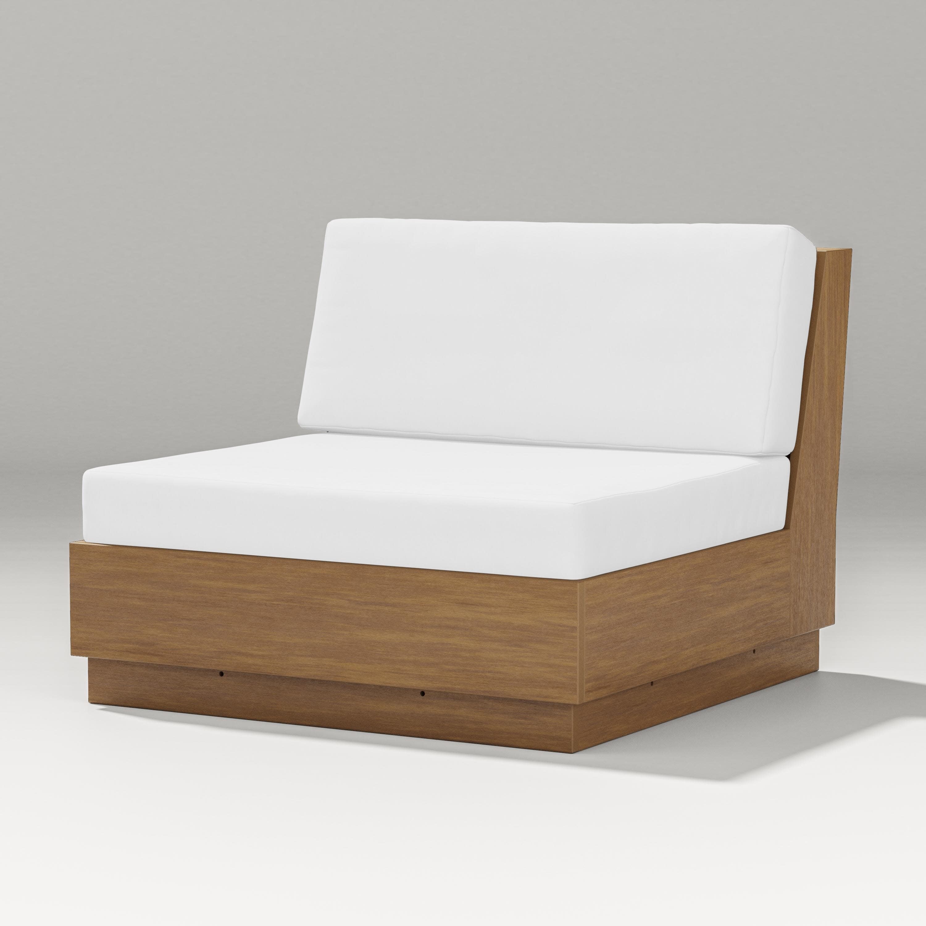 Elevate Modular Armless Chair in Natural / Natural