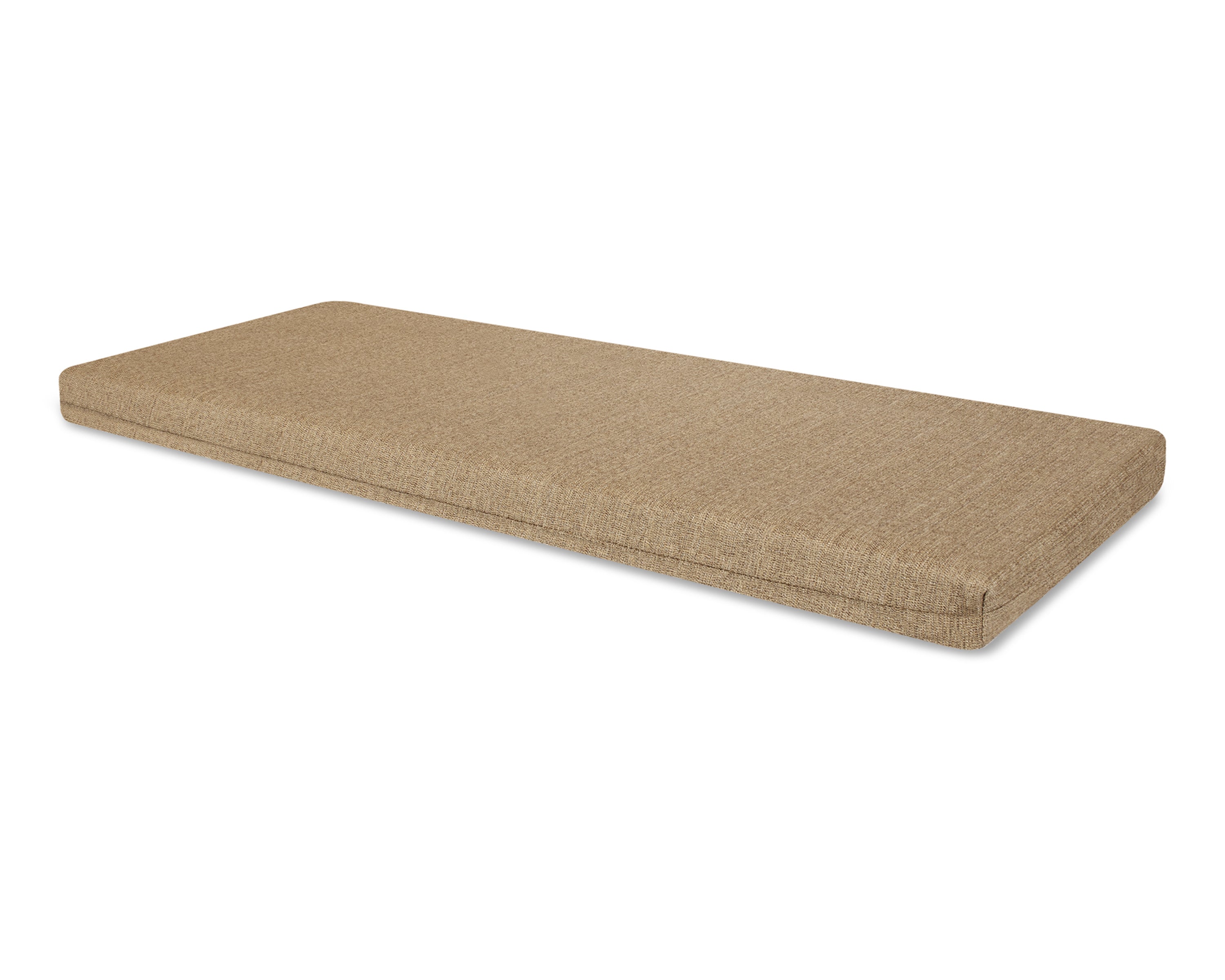 Bench Seat Cushion - 17.25"D x 56.5"W x 2.5"H in Sesame