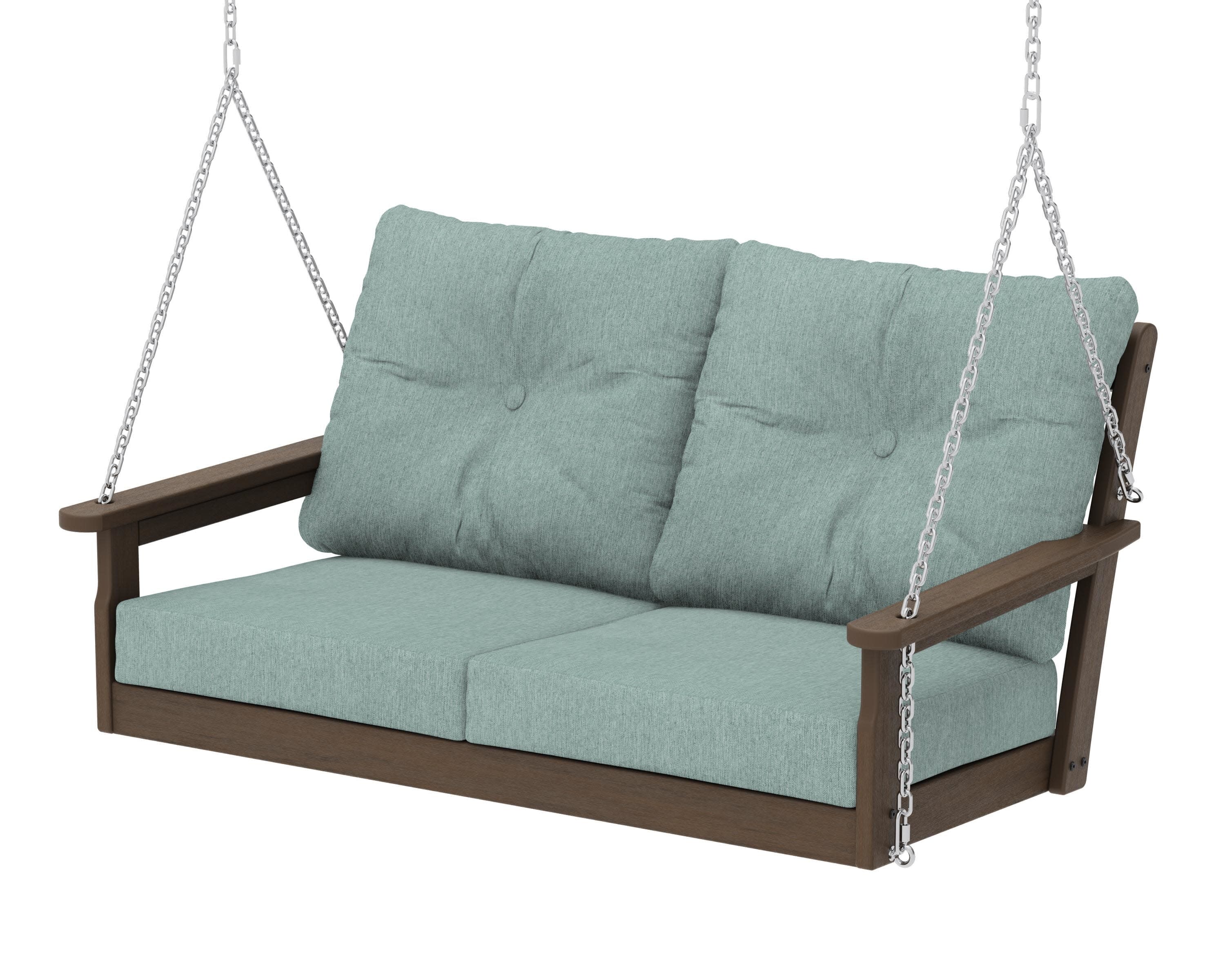 Vineyard Deep Seating Swing in Kona / Glacier Spa