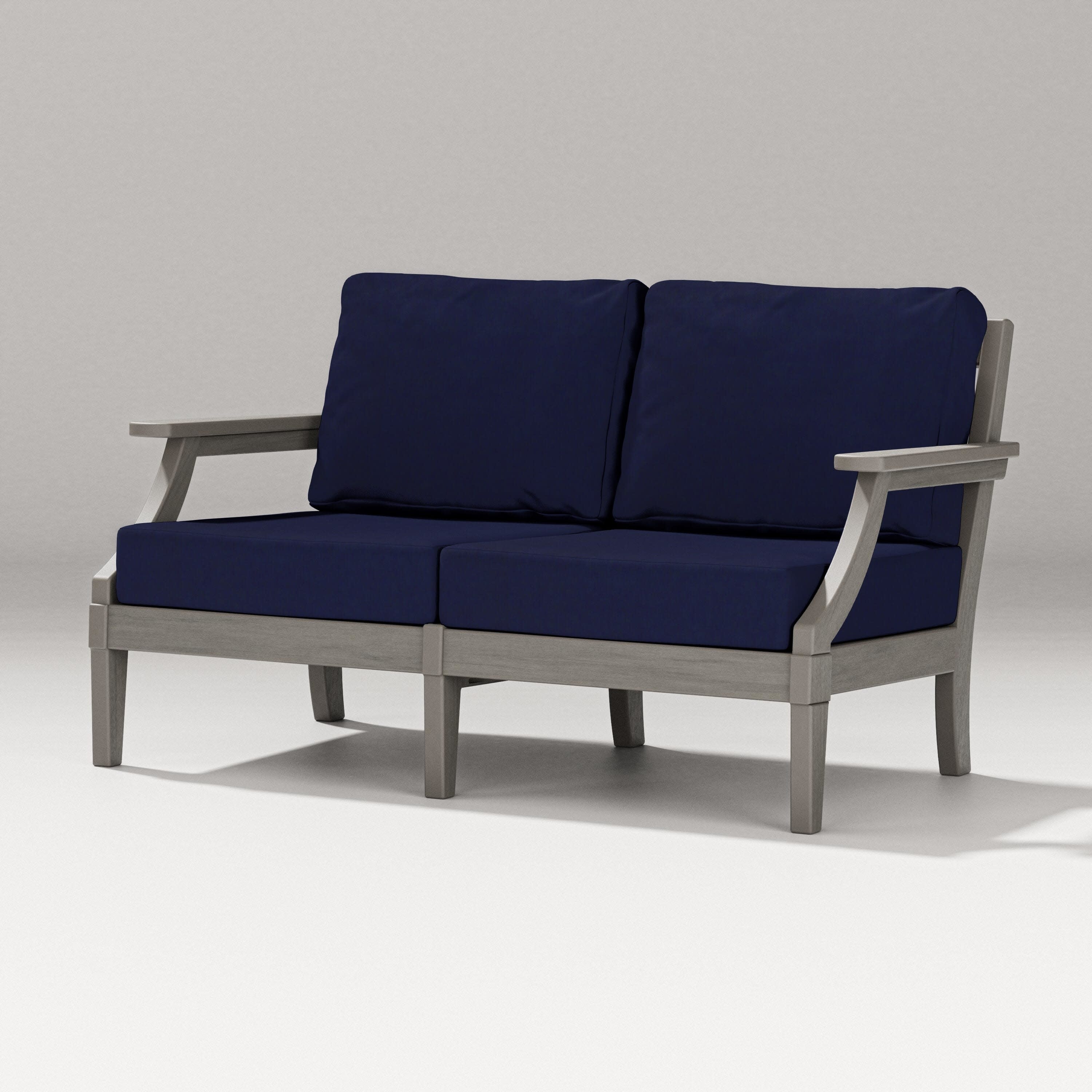 Estate Loveseat in Driftwood / Navy