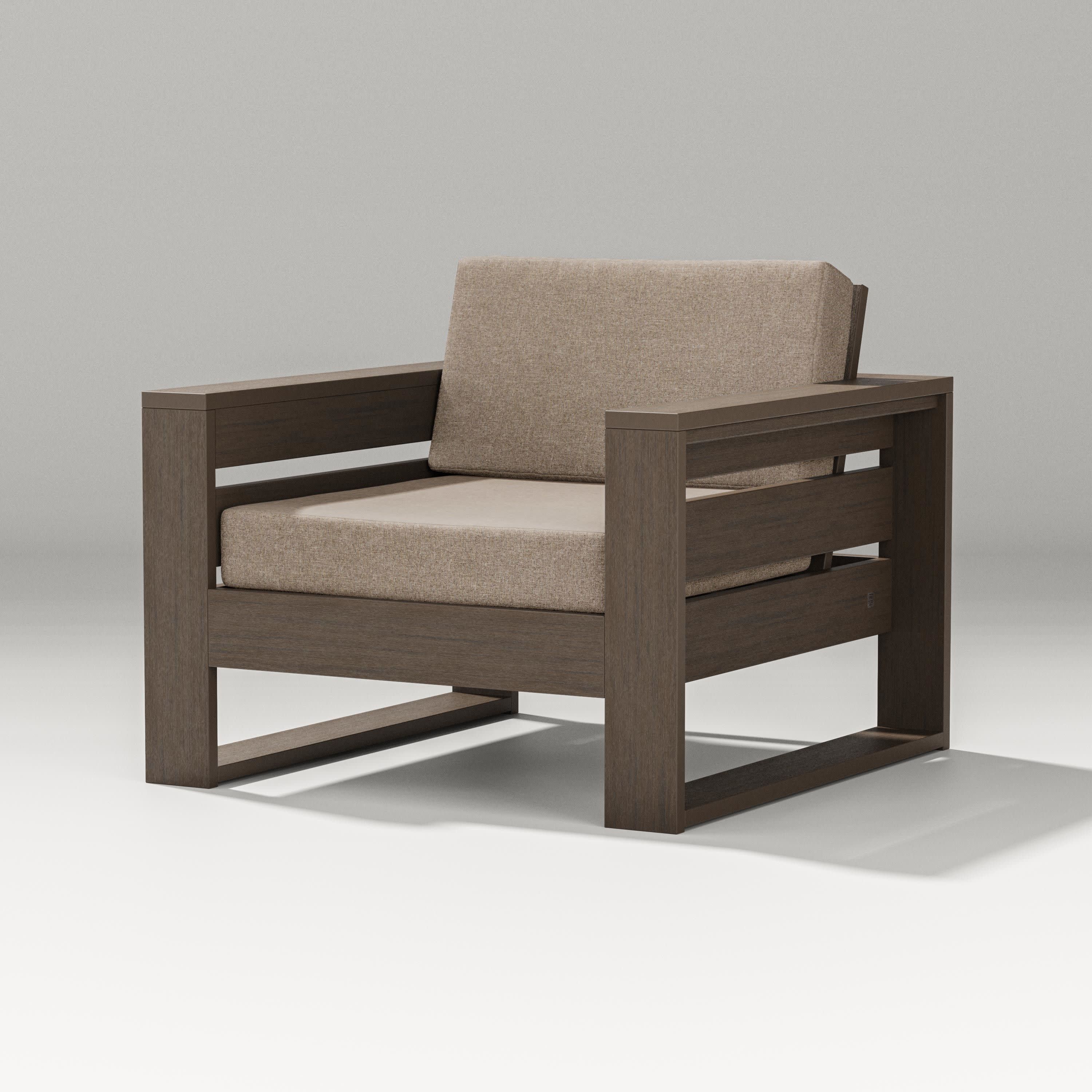 Latitude Lounge Chair in Kona / Spiced Burlap