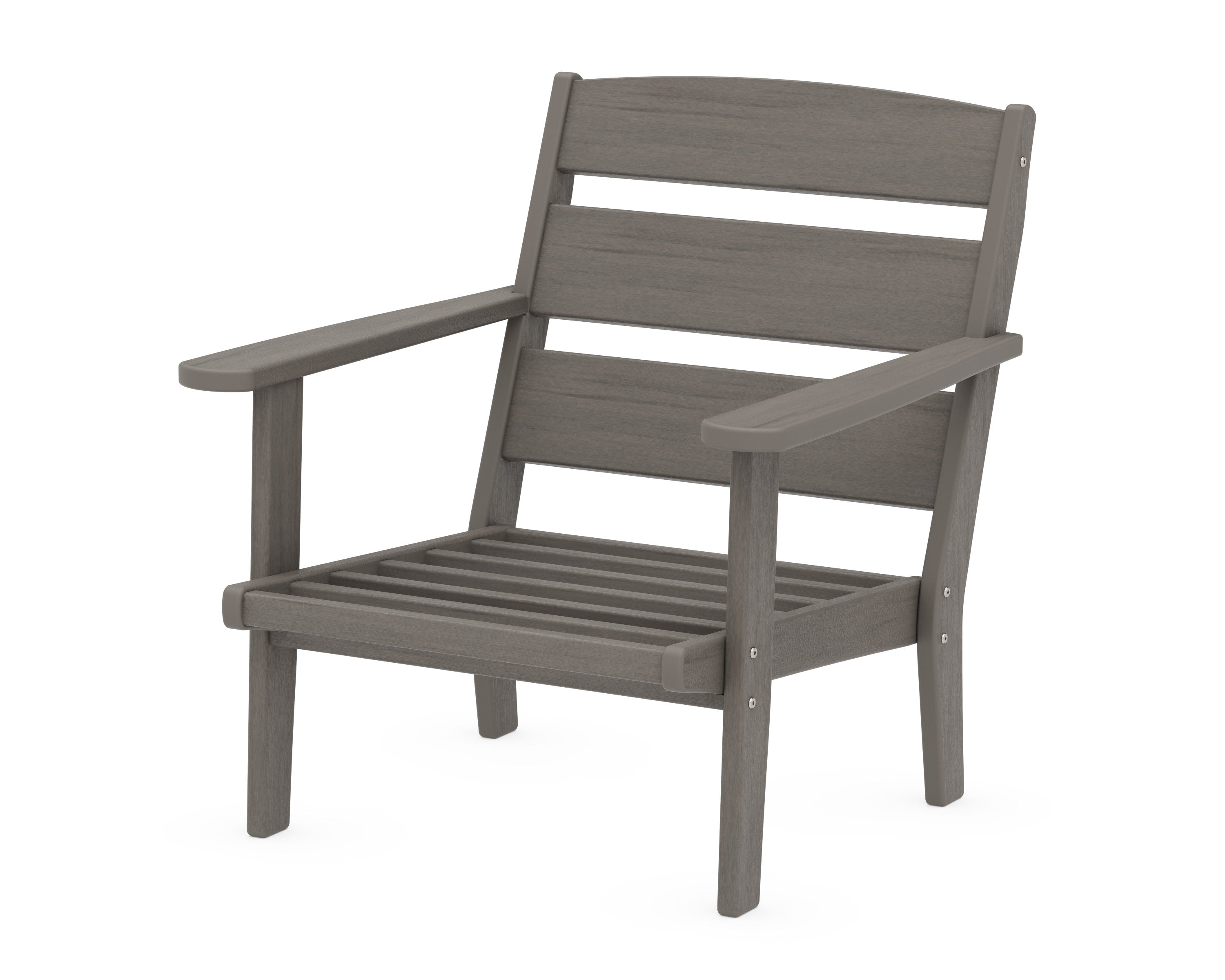 Lakeside Deep Seating Chair Frame in Driftwood