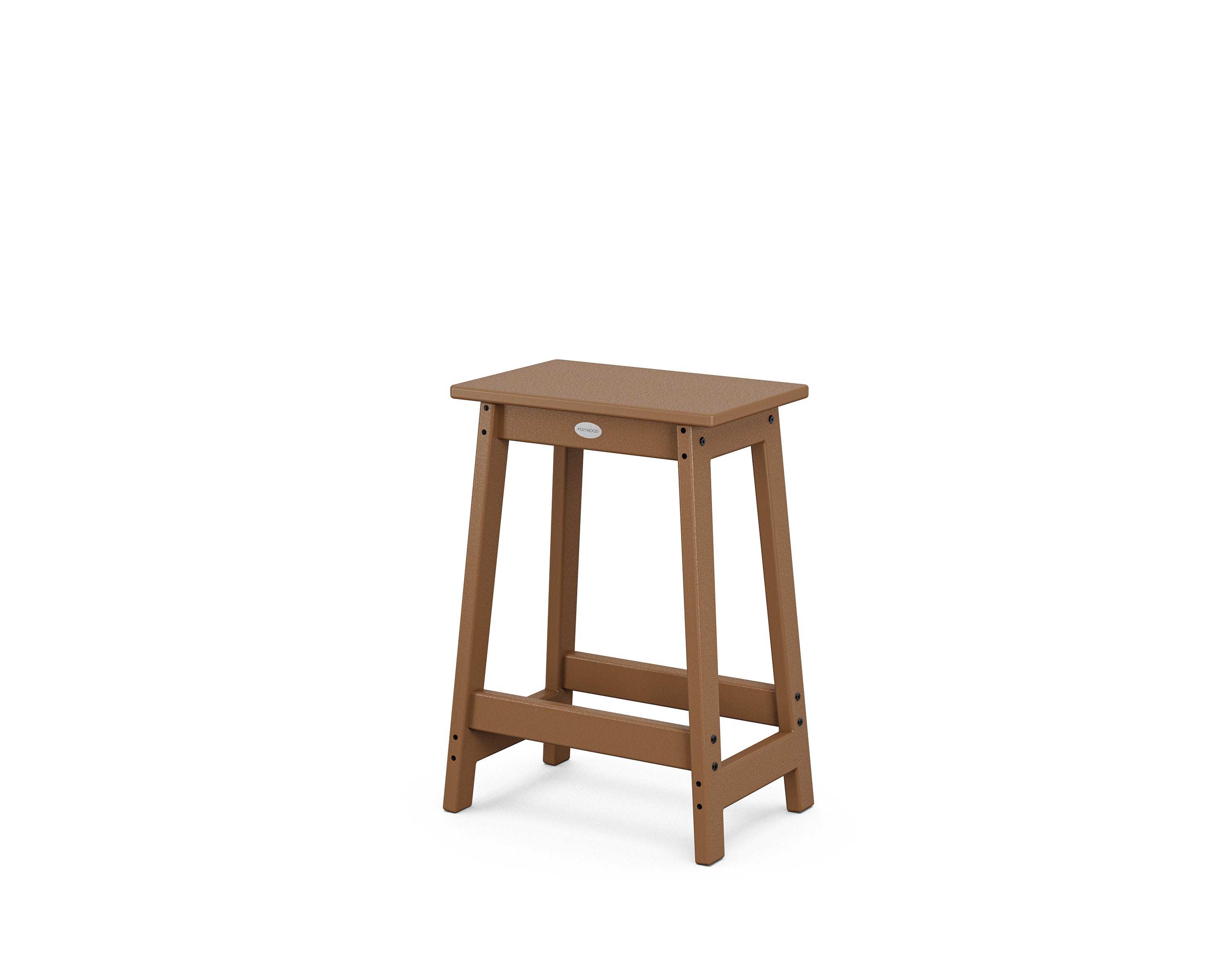 Modern Studio Counter Stool in Teak