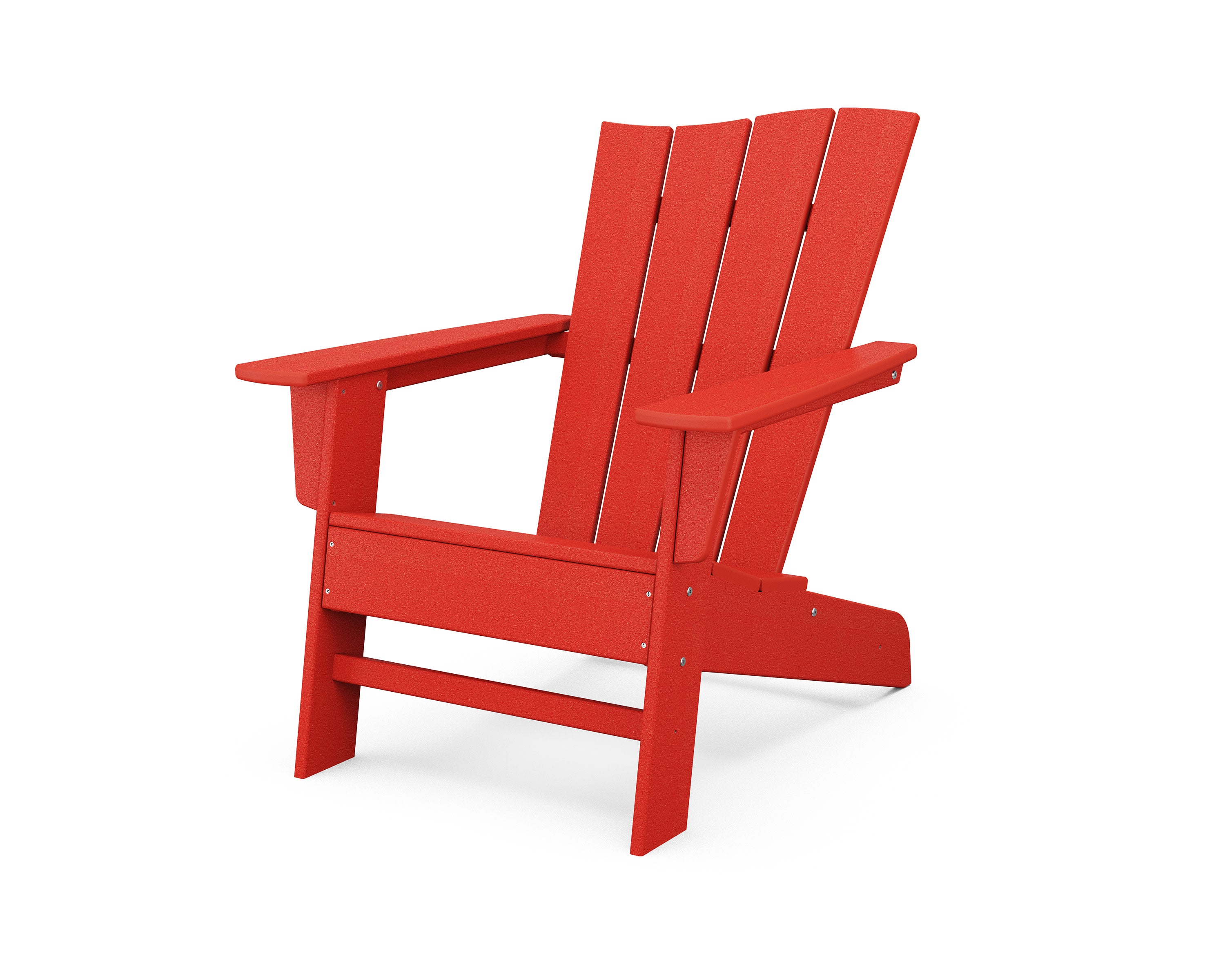 The Wave Chair Right in Sunset Red