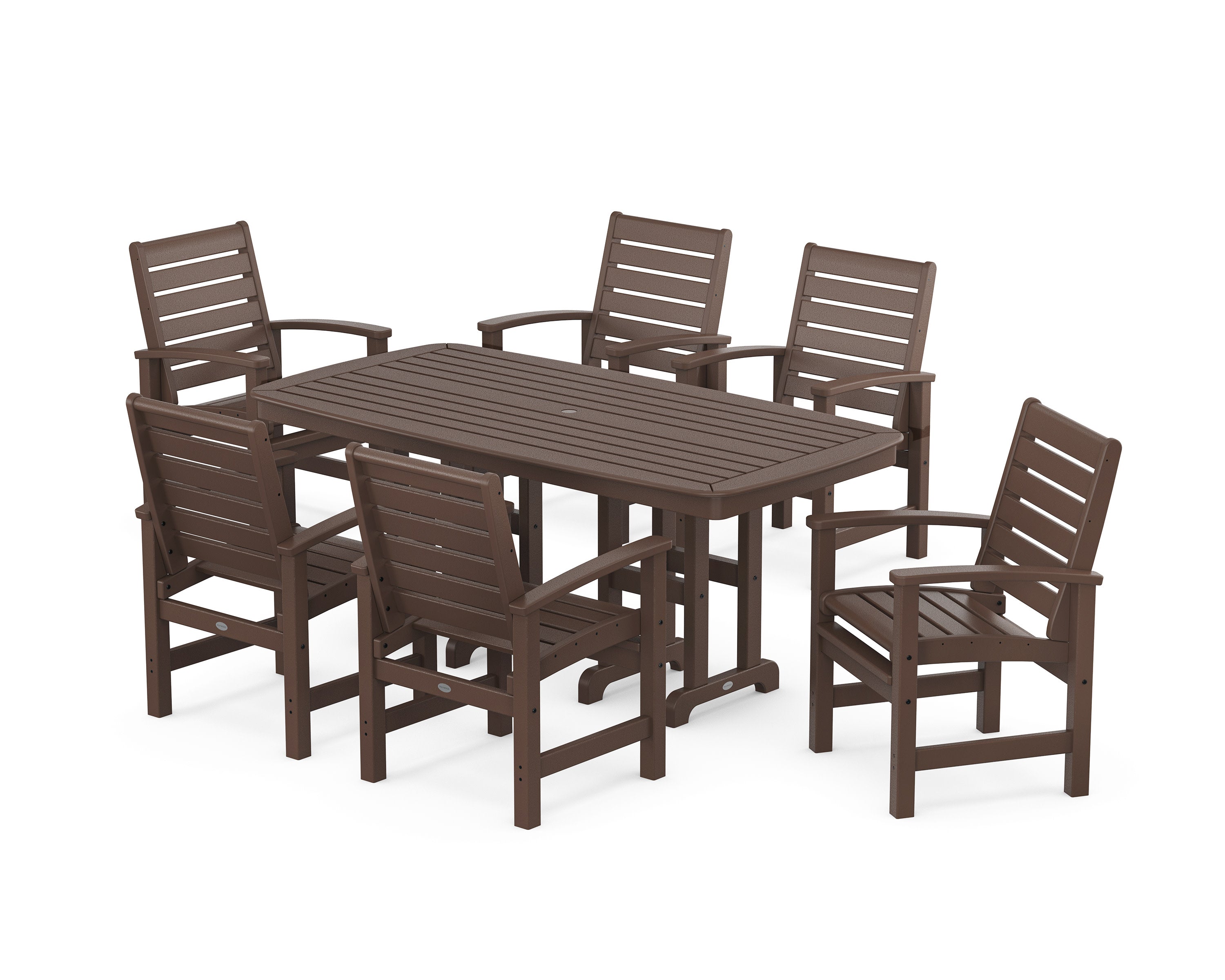 Signature 7-Piece Dining Set in Mahogany