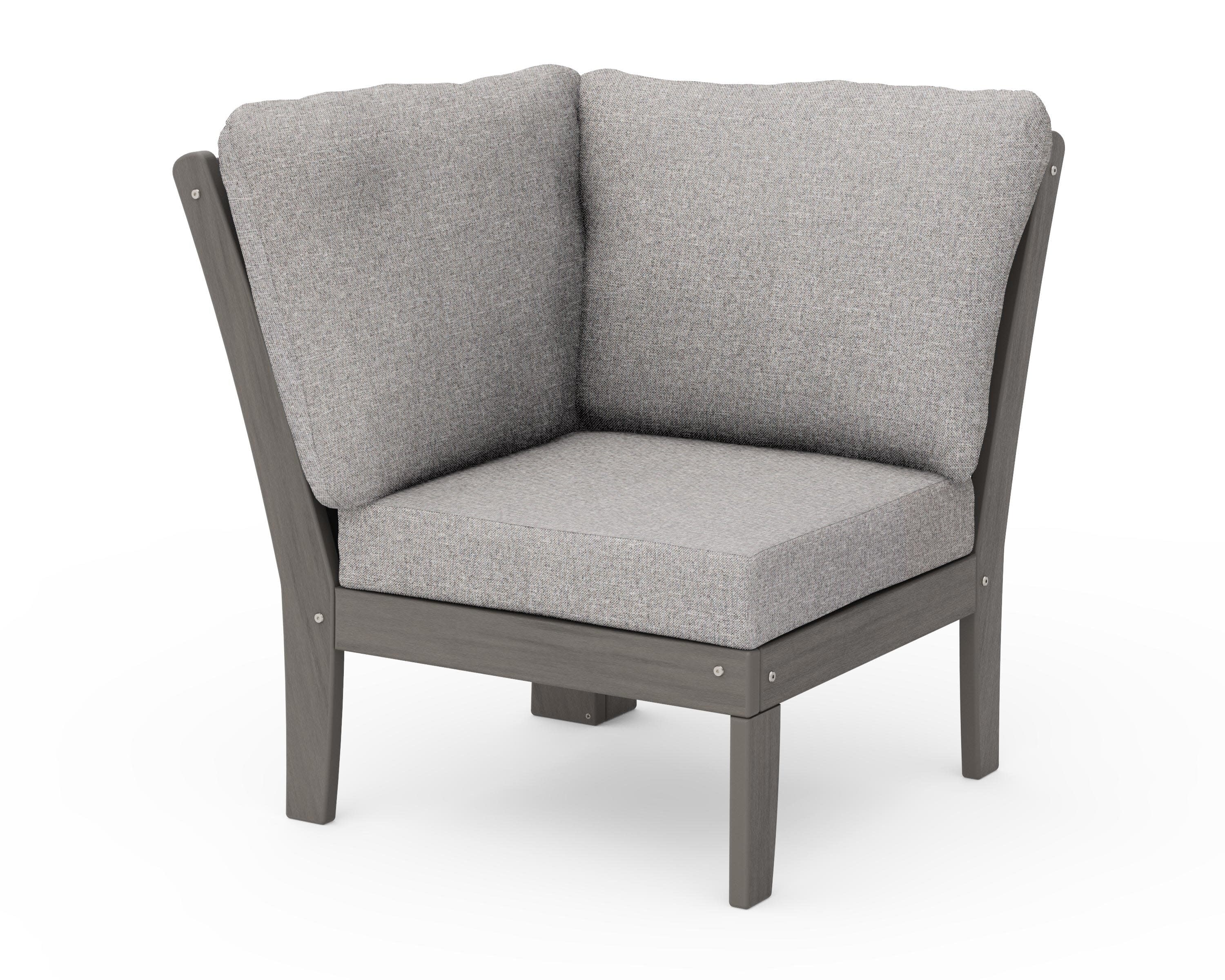 Braxton Modular Corner Chair in Driftwood / Grey Mist