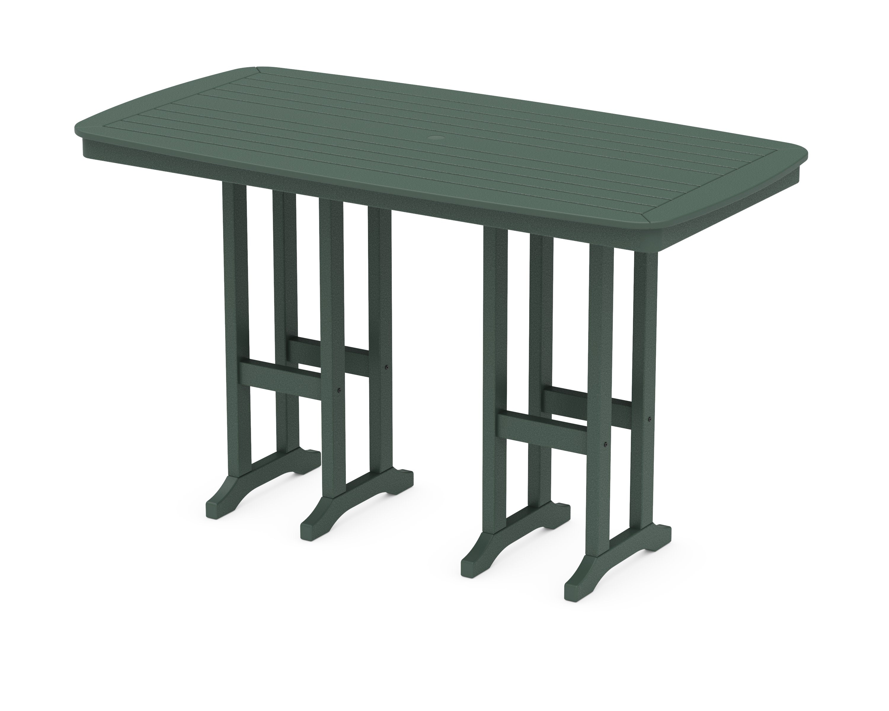 Nautical 37" x 72" Bar Table in Green