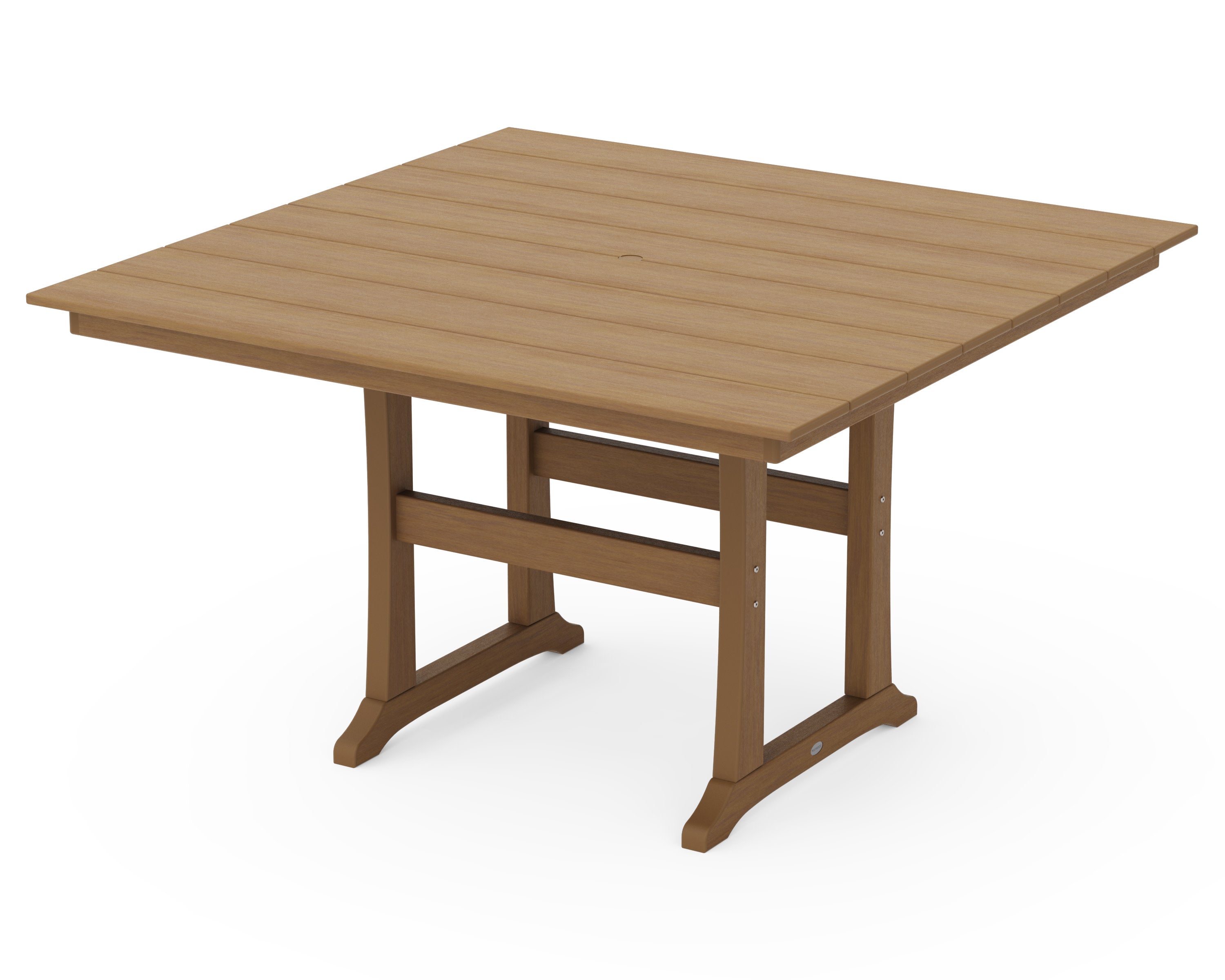 Farmhouse Trestle 59" Counter Table in Natural