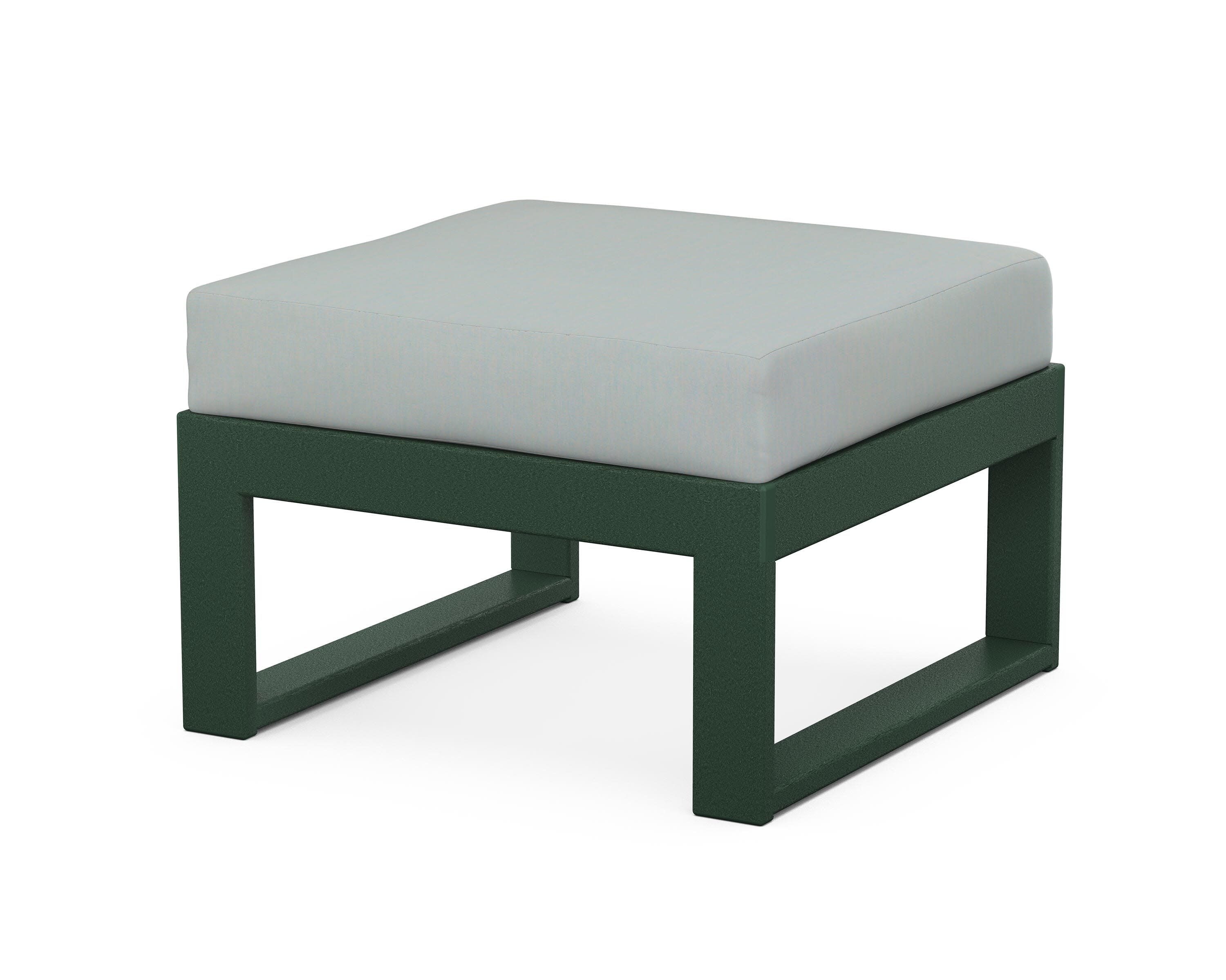 Modular Ottoman - Modern in Green / Spa