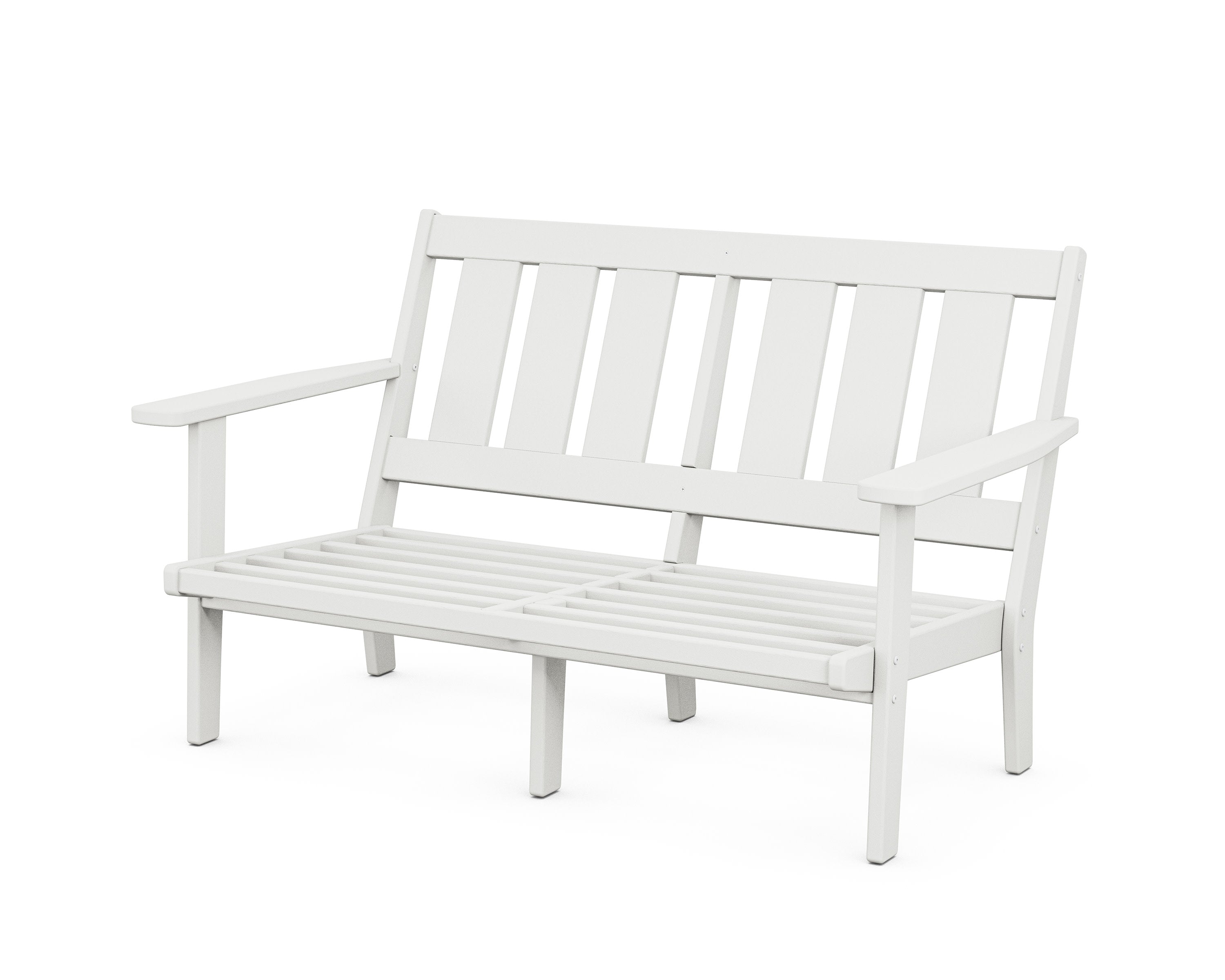 Oxford Deep Seating Loveseat Frame in White