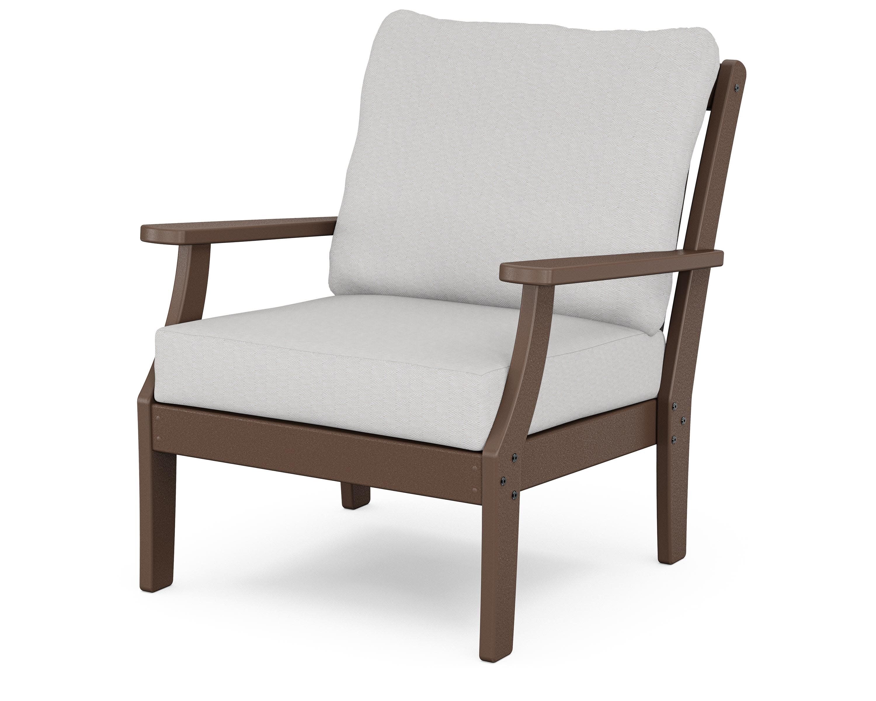Braxton Deep Seating Chair in Mahogany / Diamond in the Rough