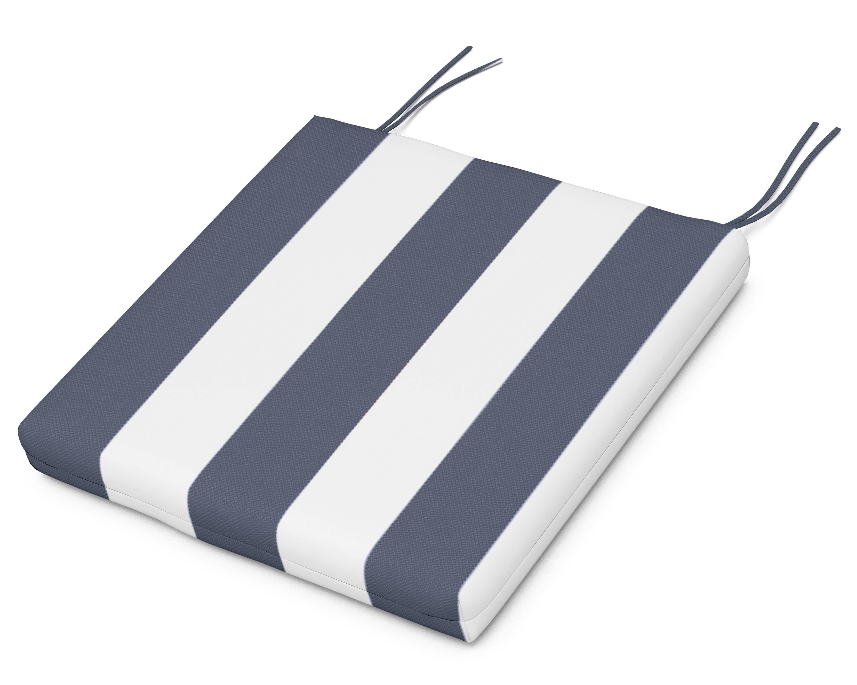Acadia Dining Arm Seat Pad in Montdor Navy