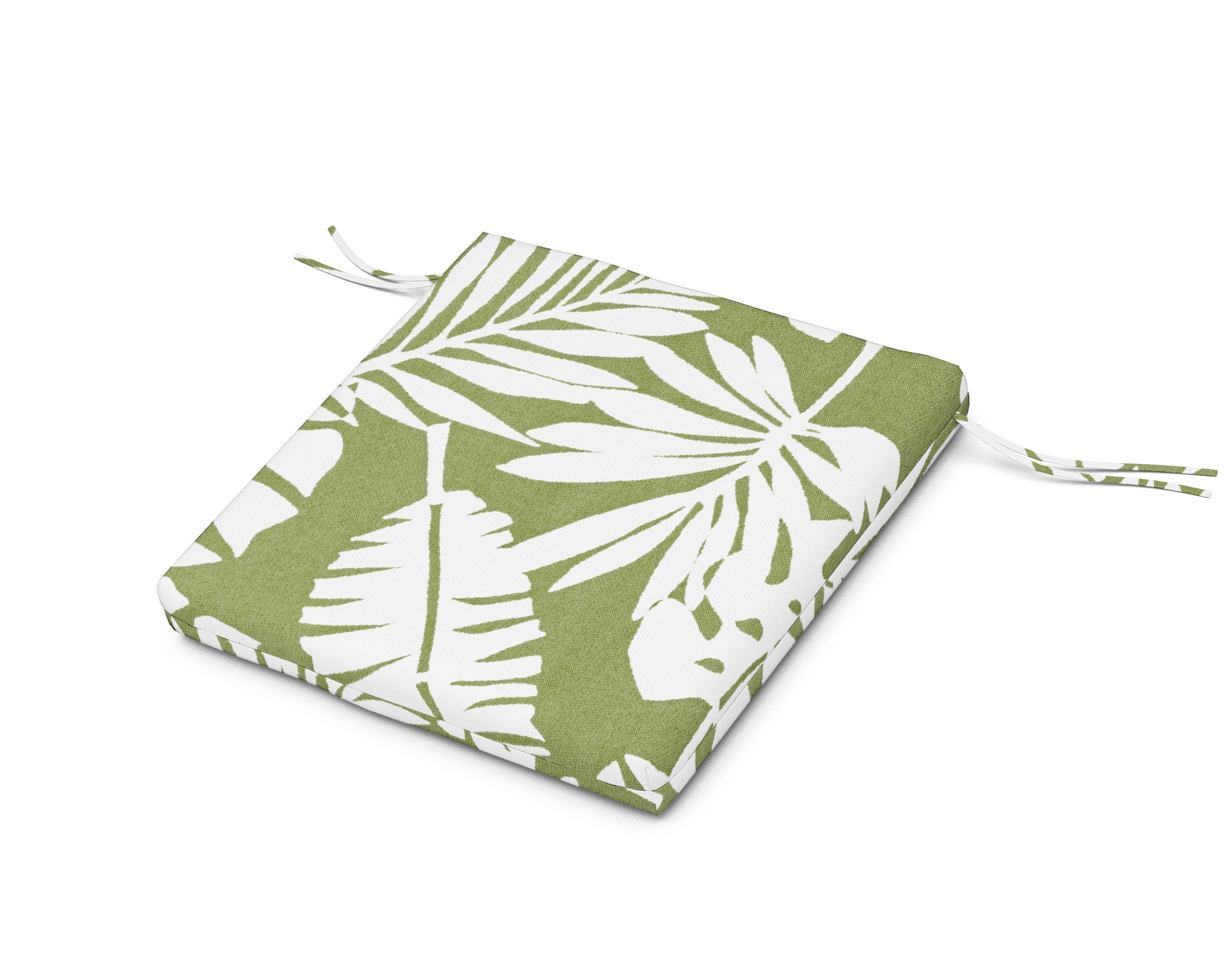 20 x 20 Seat Cushion in Leaf Chive