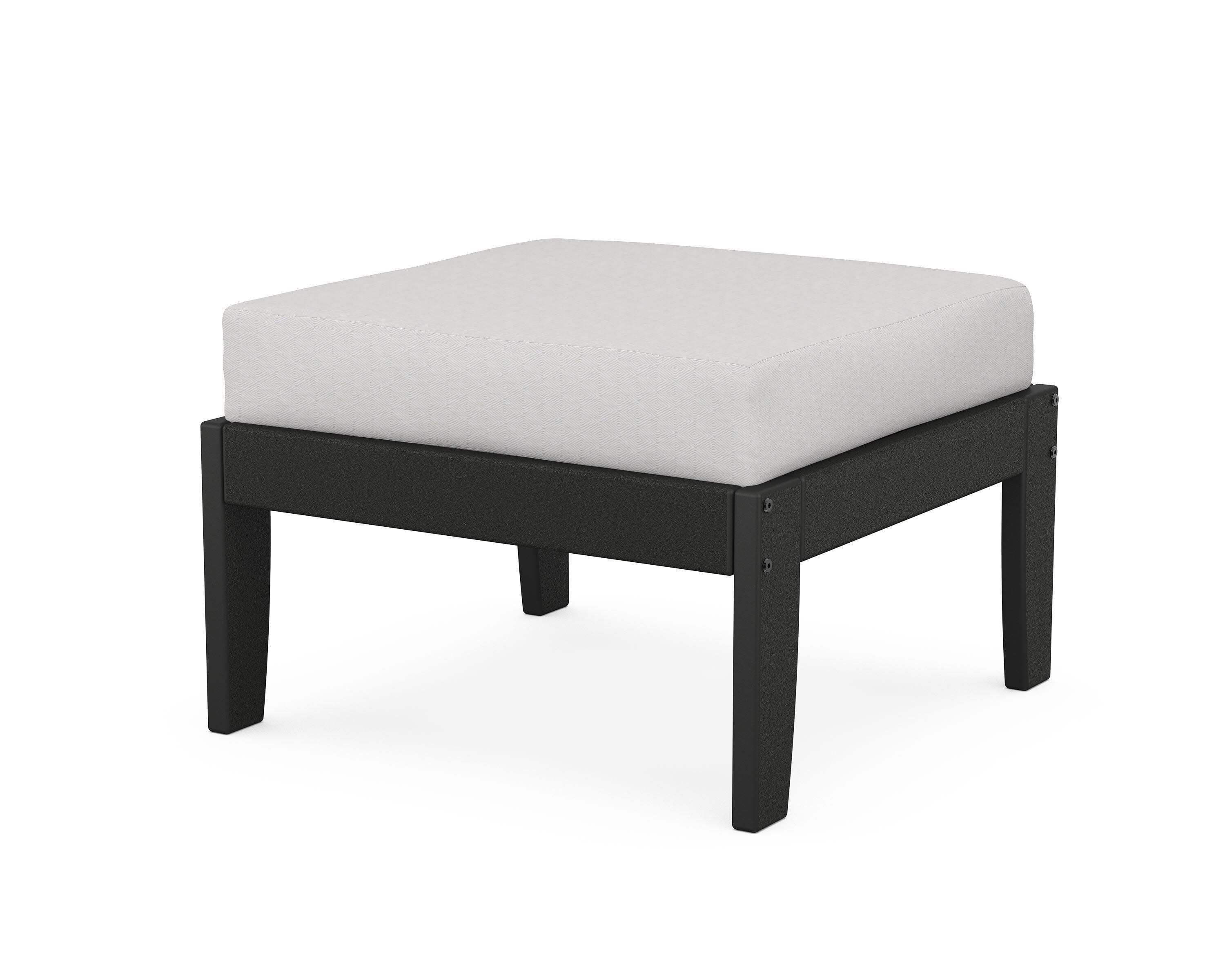 Modular Ottoman - Classic in Black / Diamond in the Rough