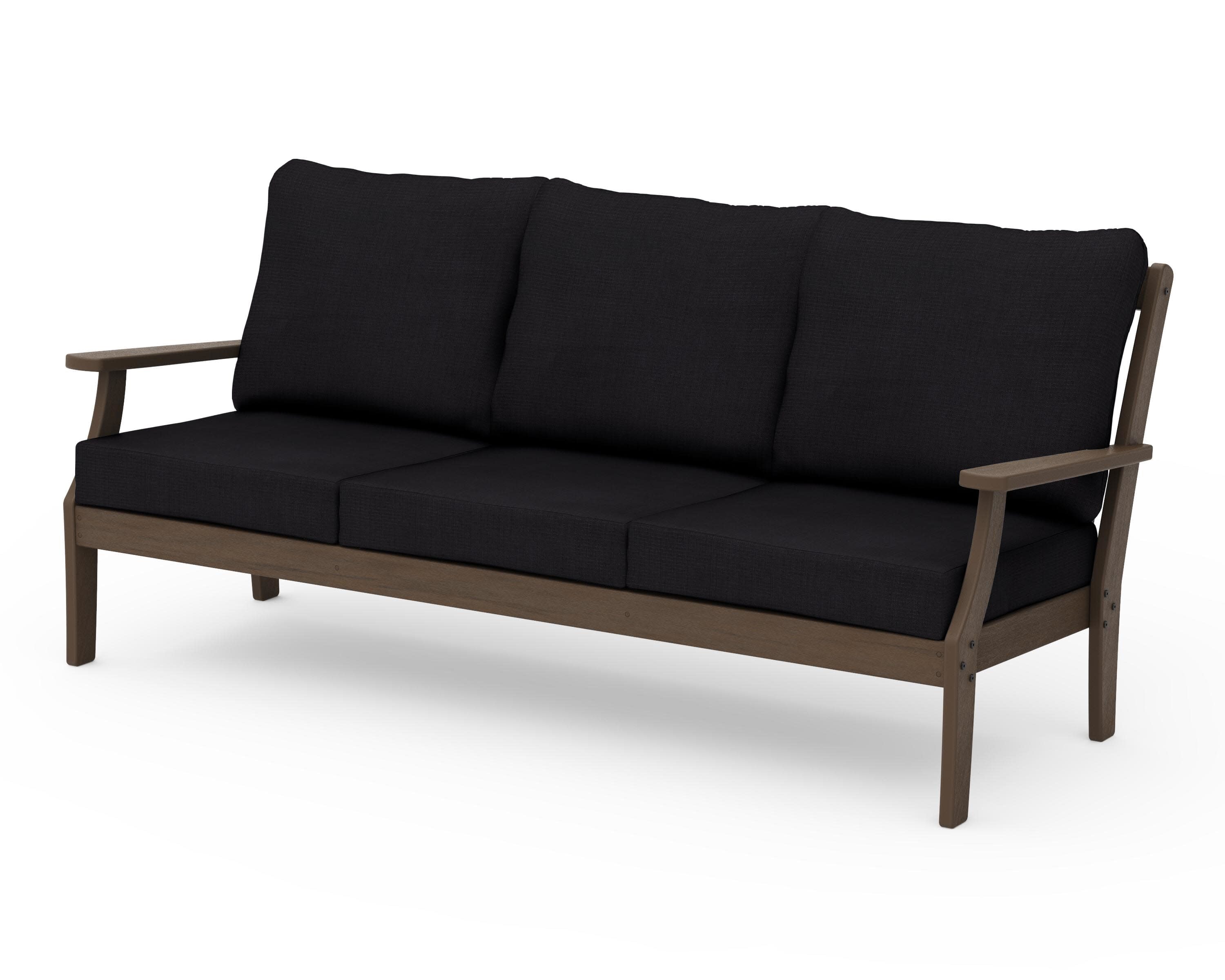 Braxton Deep Seating Sofa in Kona / Midnight Linen