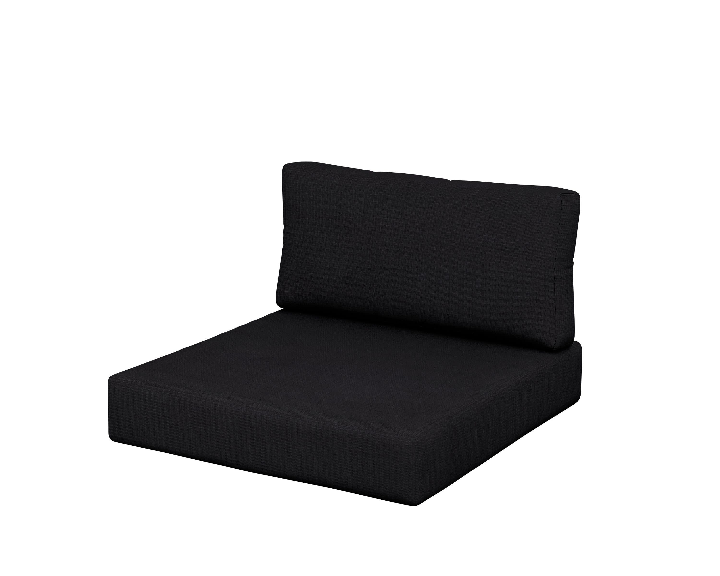 Acadia Back/Seat Cushion Set in Midnight Linen