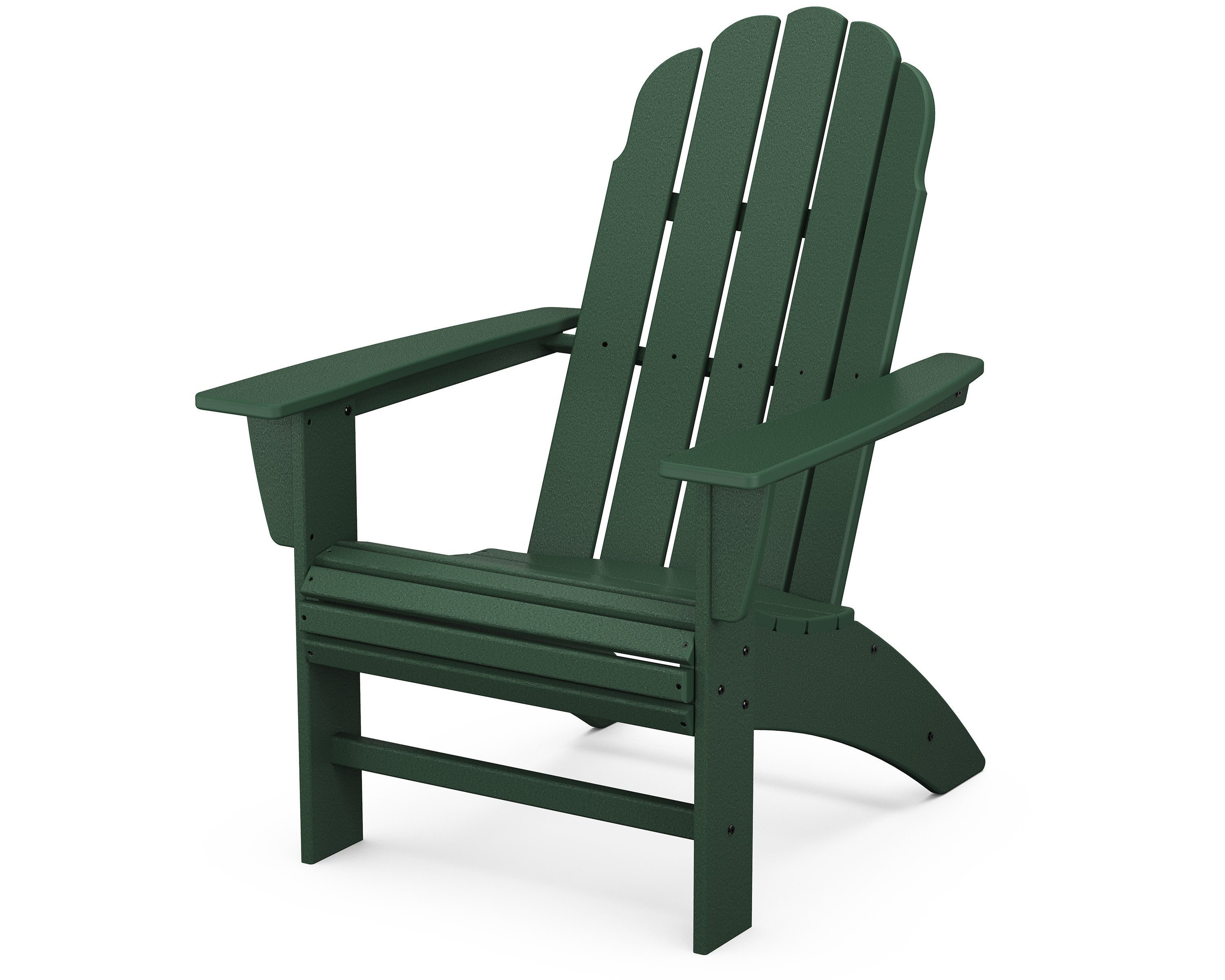 Vineyard Curveback Adirondack Chair in Green