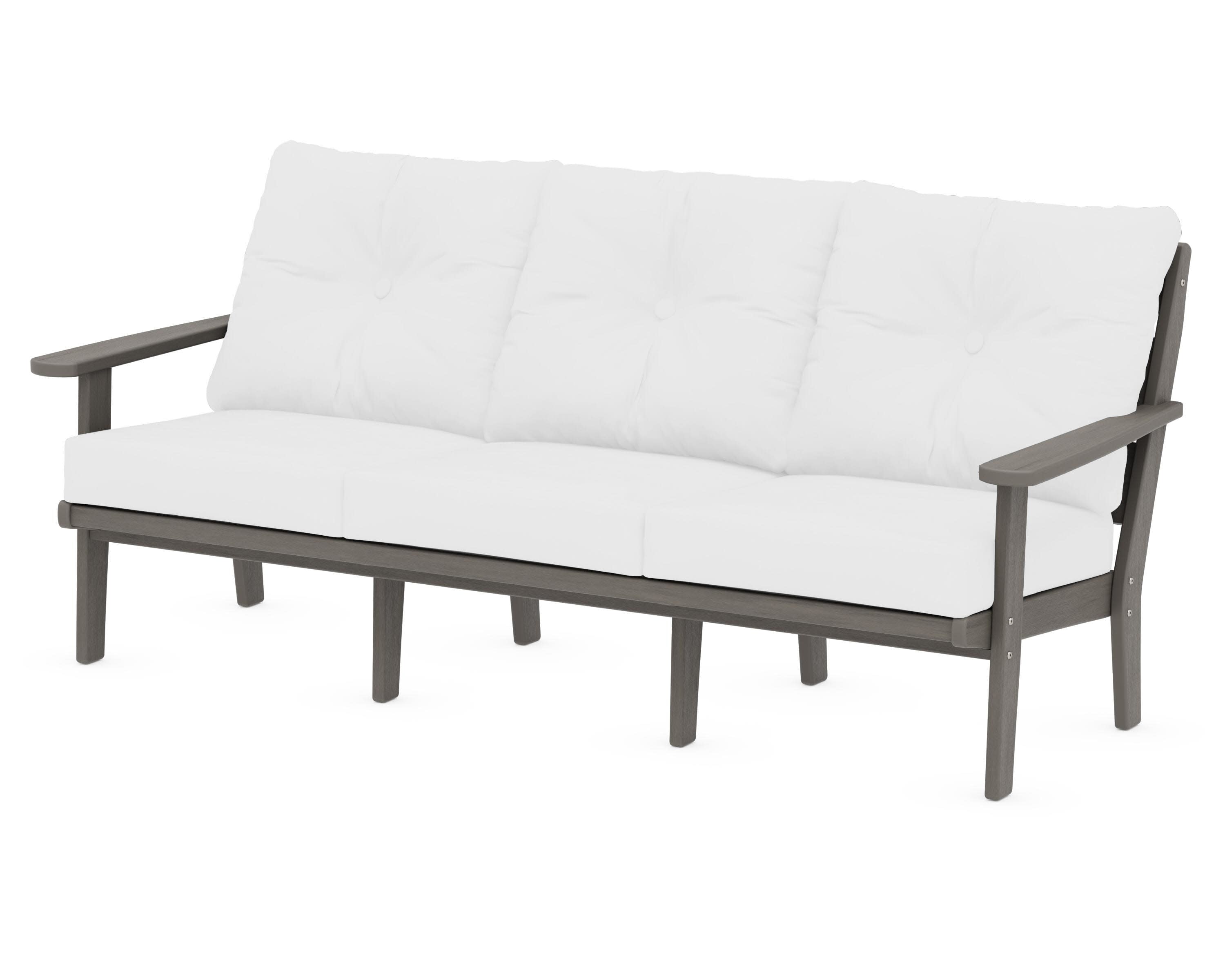 Lakeside Deep Seating Sofa in Driftwood / Natural