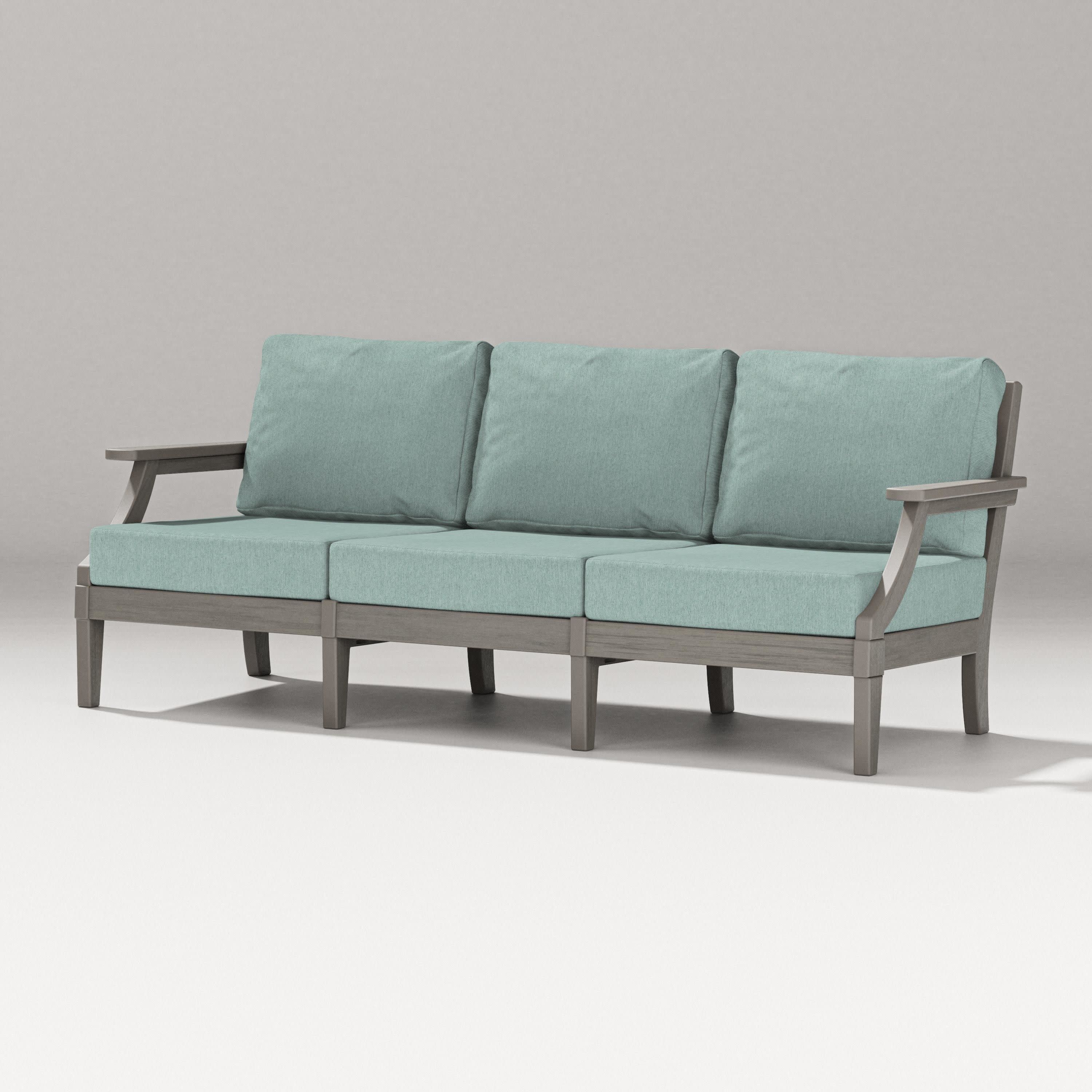 Estate Sofa in Driftwood / Glacier Spa