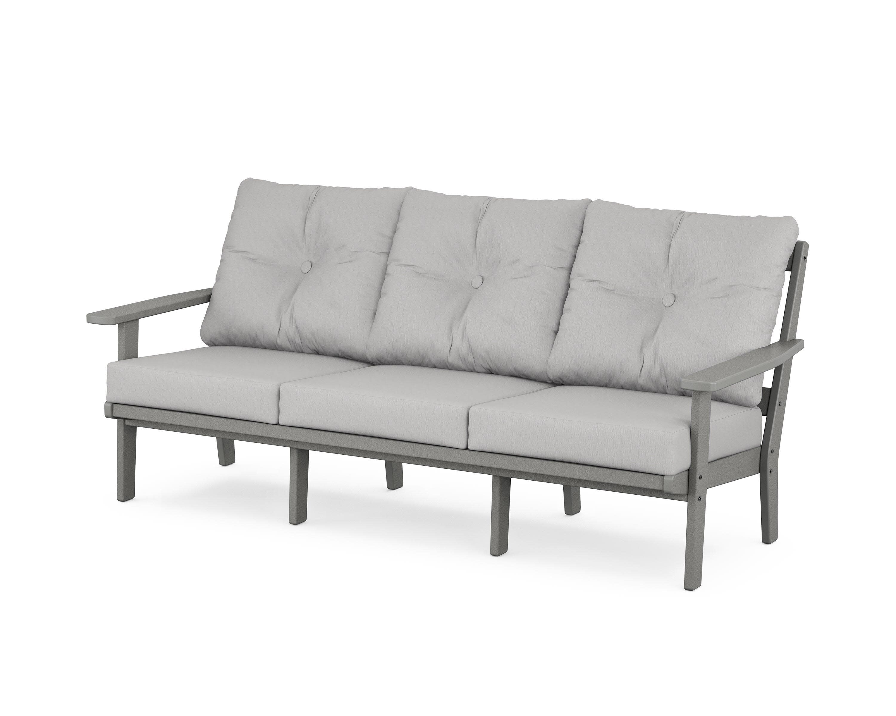 Oxford Deep Seating Sofa in Slate Grey / Diamond in the Rough