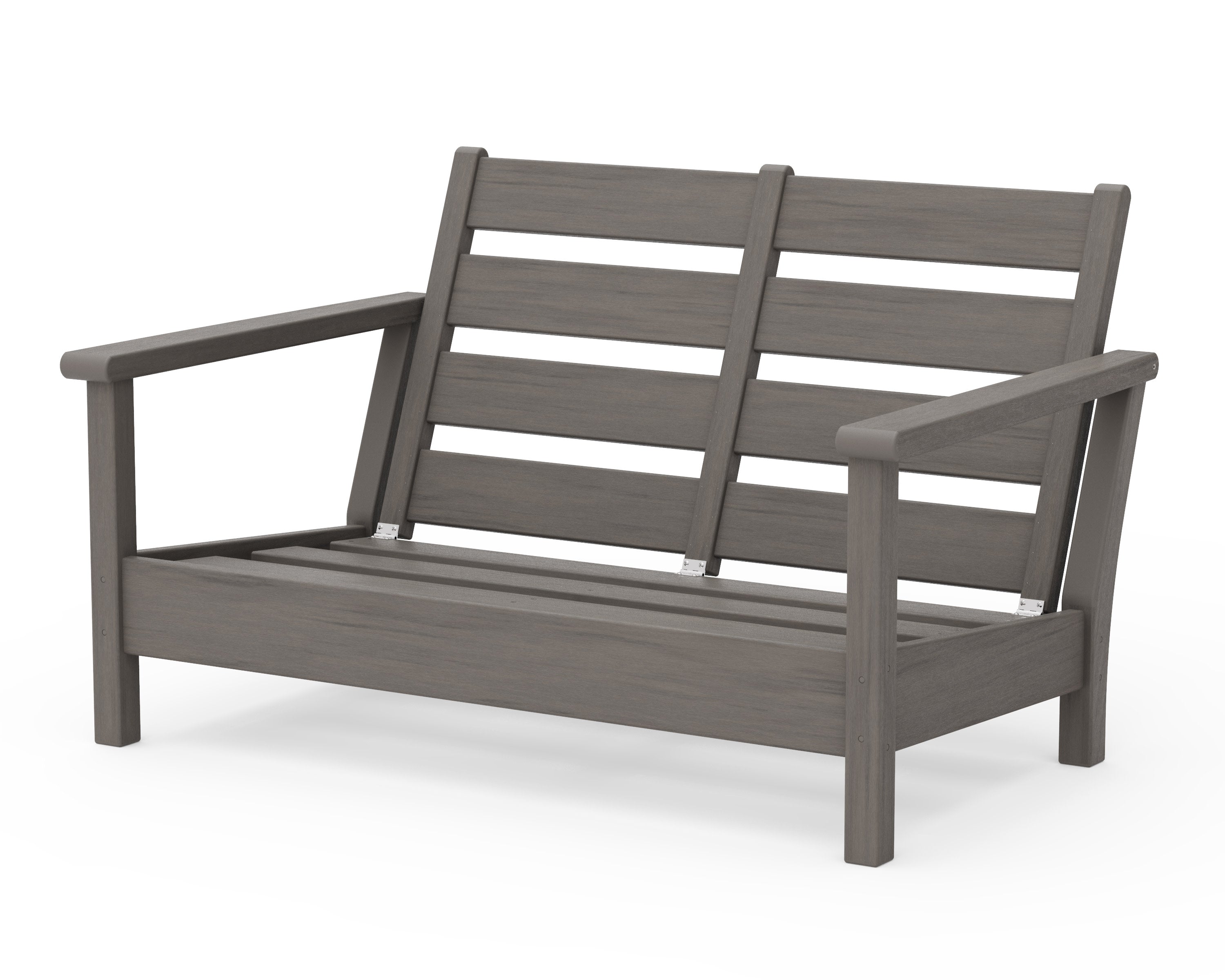 Harbour Loveseat Frame in Driftwood