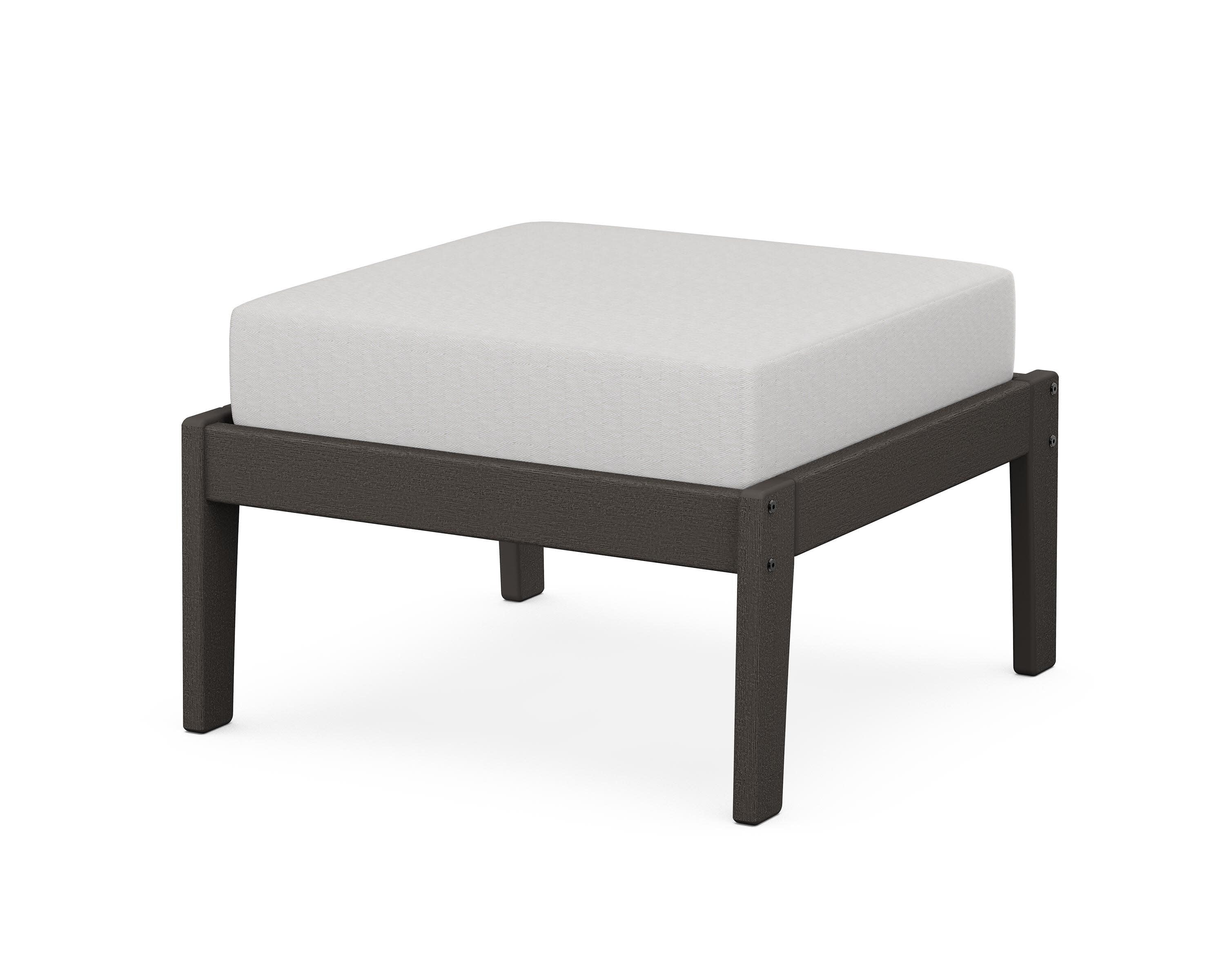 Deep Seating Ottoman in Vintage Coffee / Diamond in the Rough