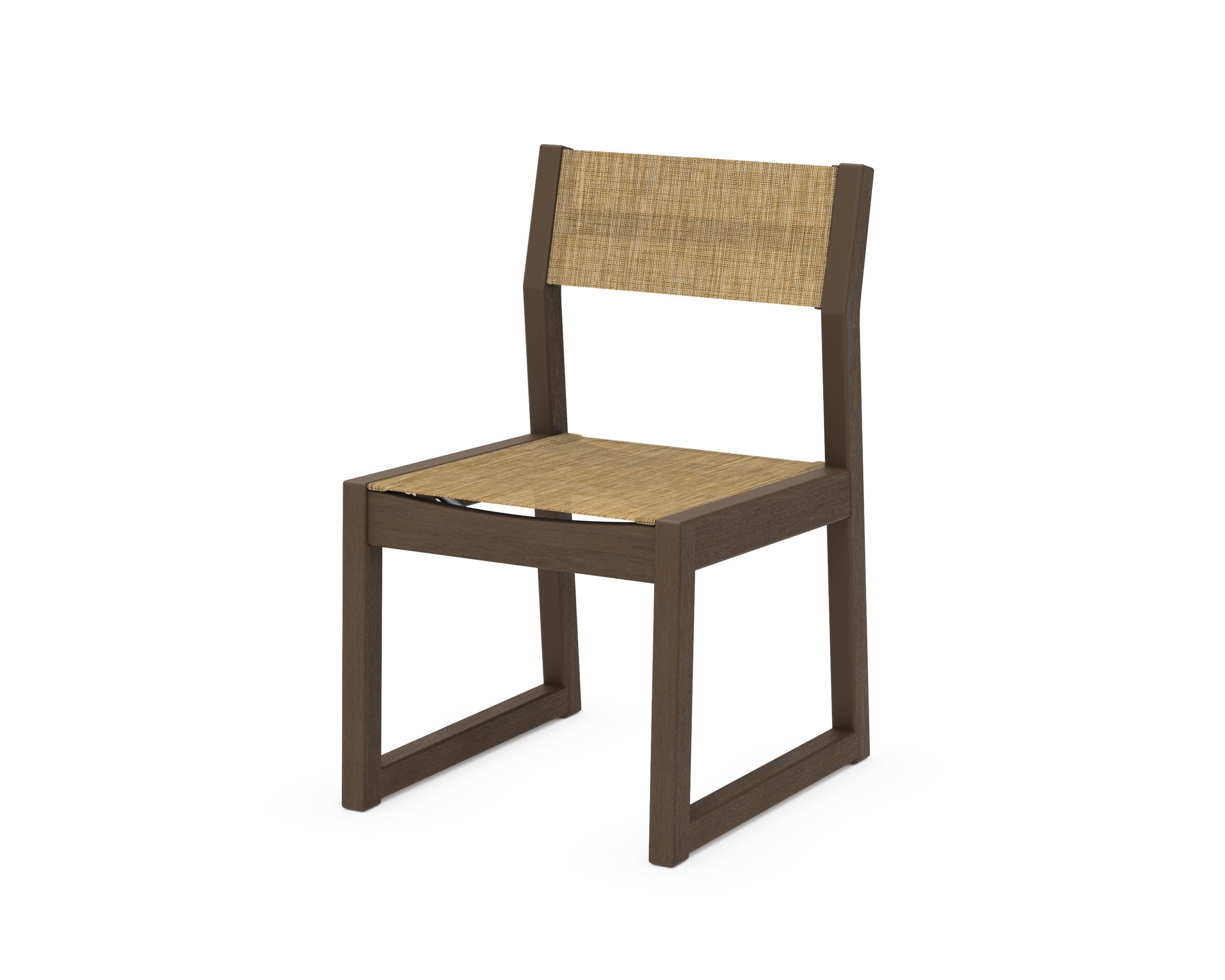EDGE Sling Dining Side Chair in Kona / Burlap Sling
