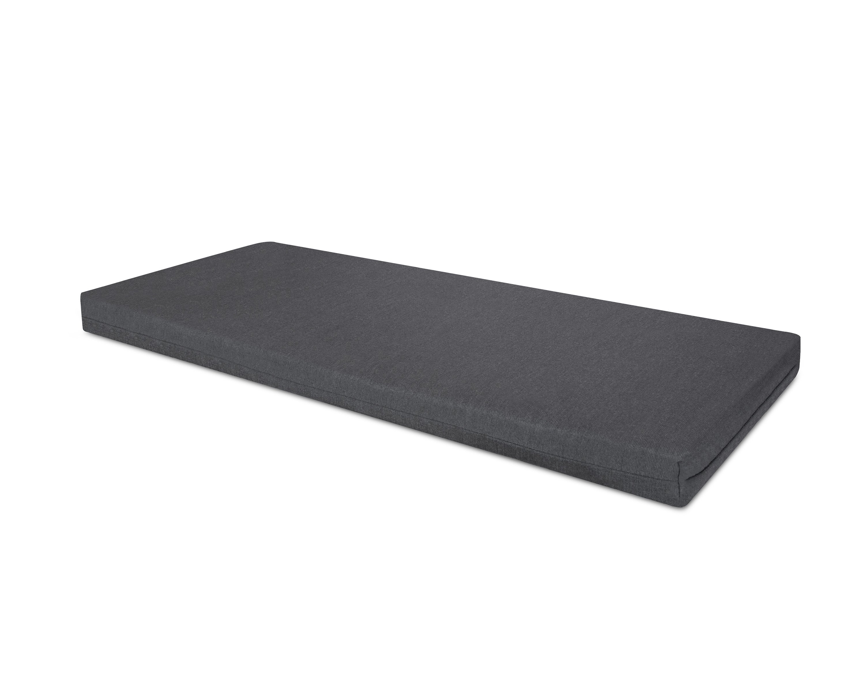 Bench Seat Cushion - 17.25"D x 43.5"W x 2.5"H in Spectrum Carbon