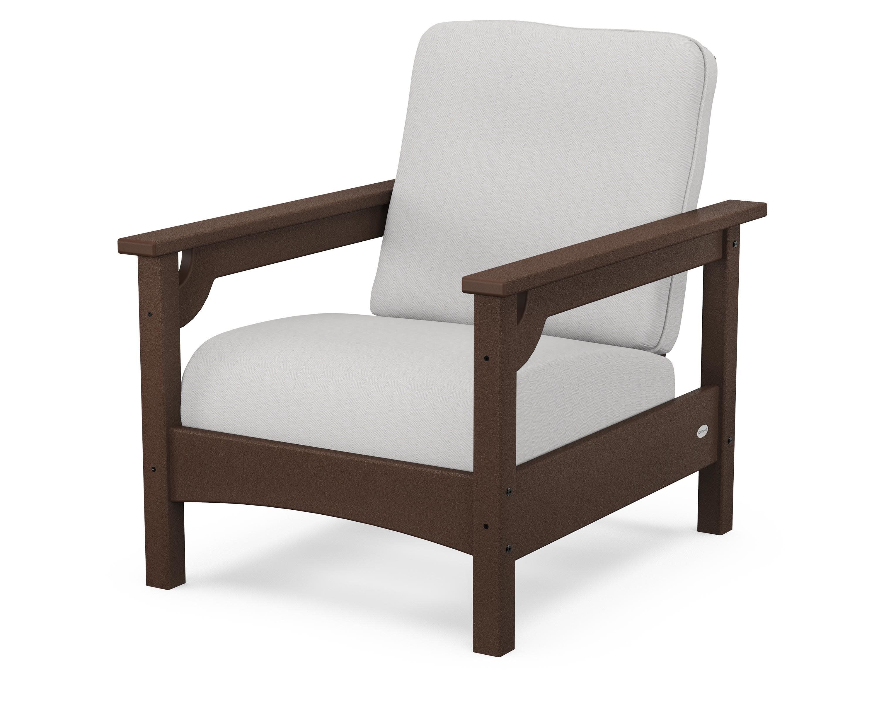 Club Chair in Mahogany / Diamond in the Rough