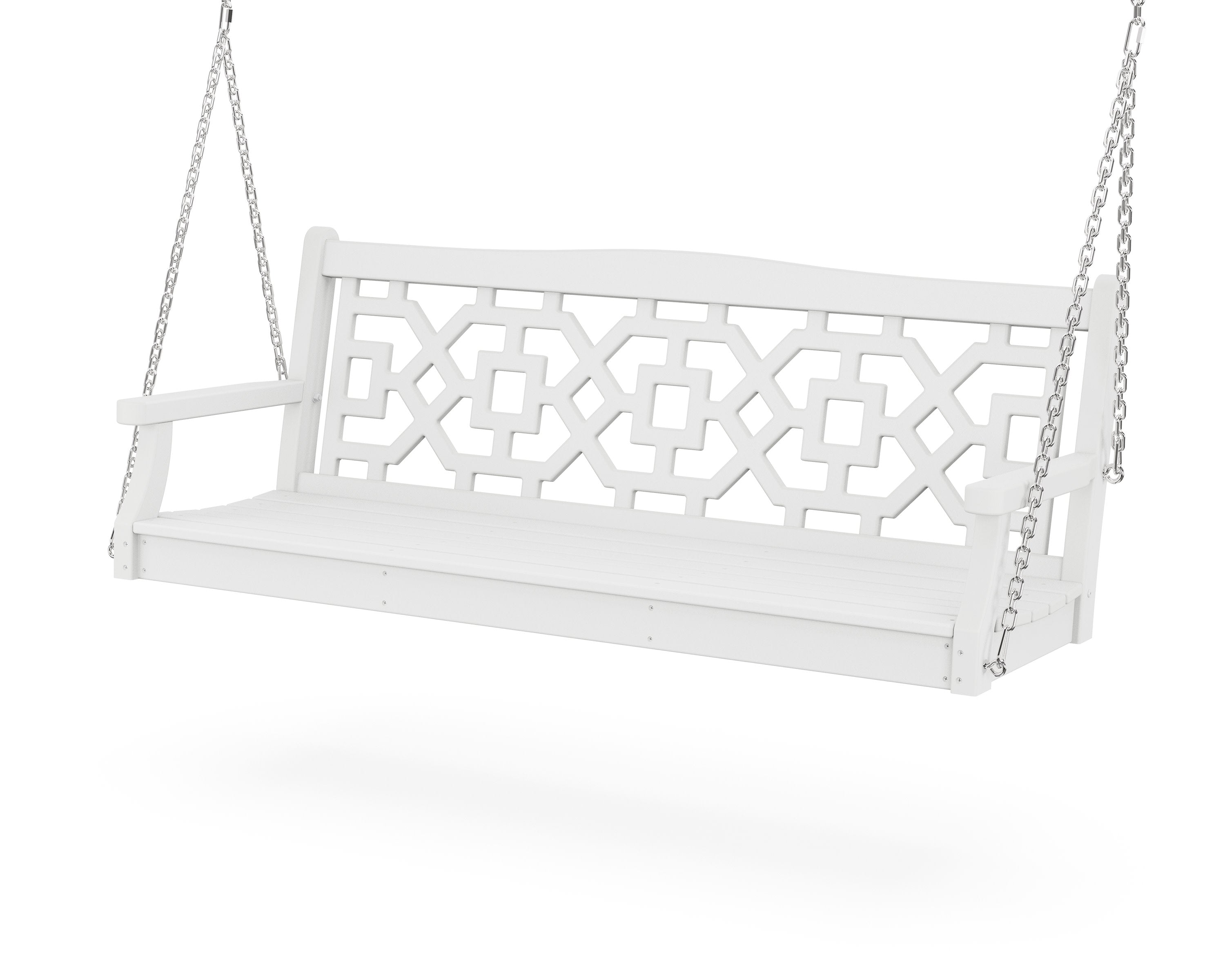 Chinoiserie 60" Swing in White