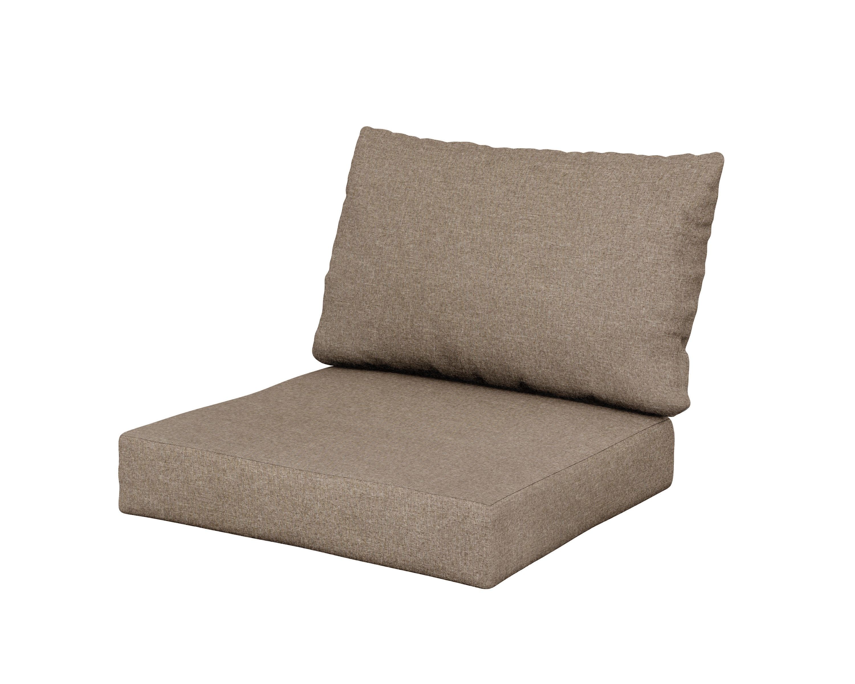 Modular Cushion in Spiced Burlap