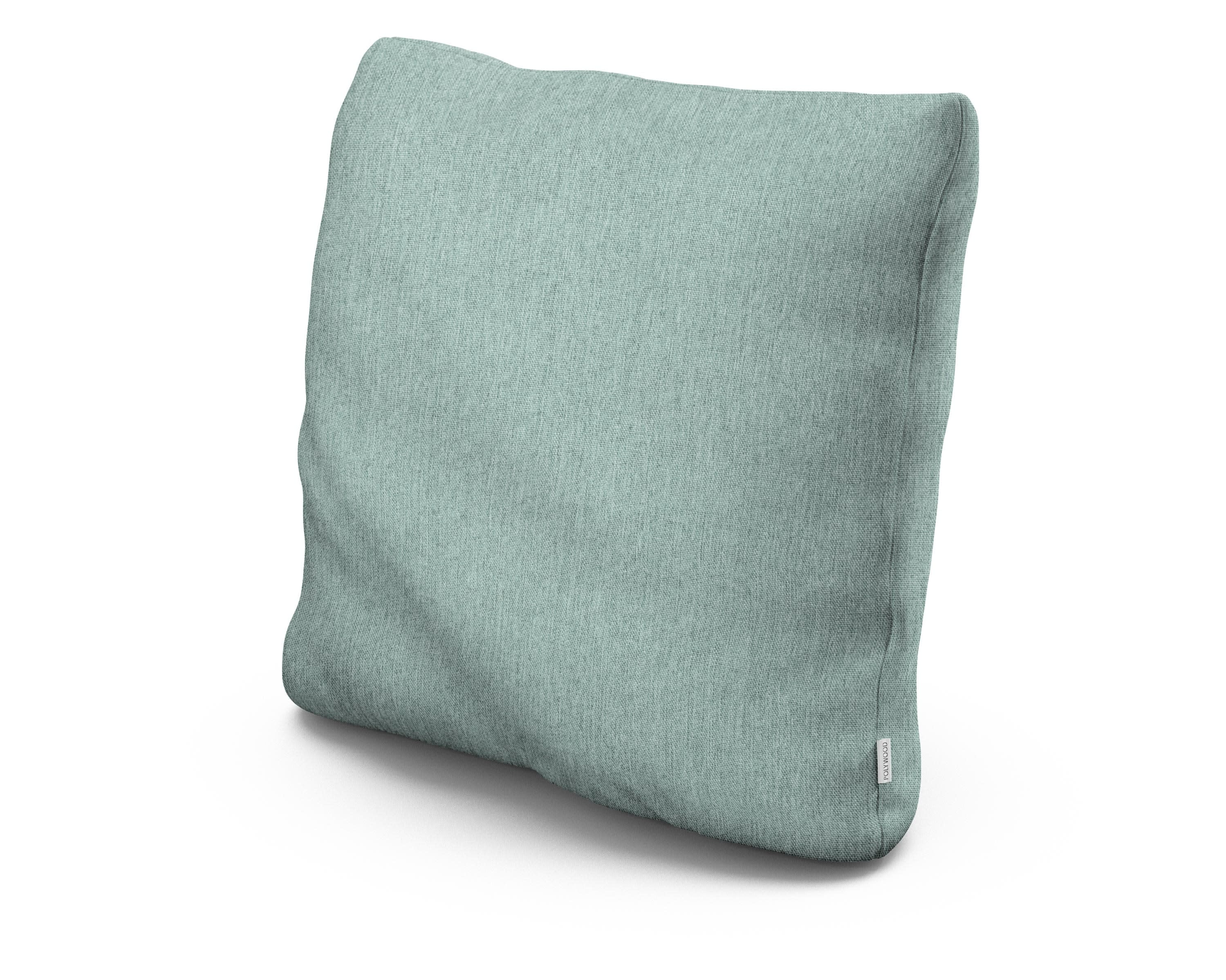 22" Outdoor Throw Pillow in Glacier Spa