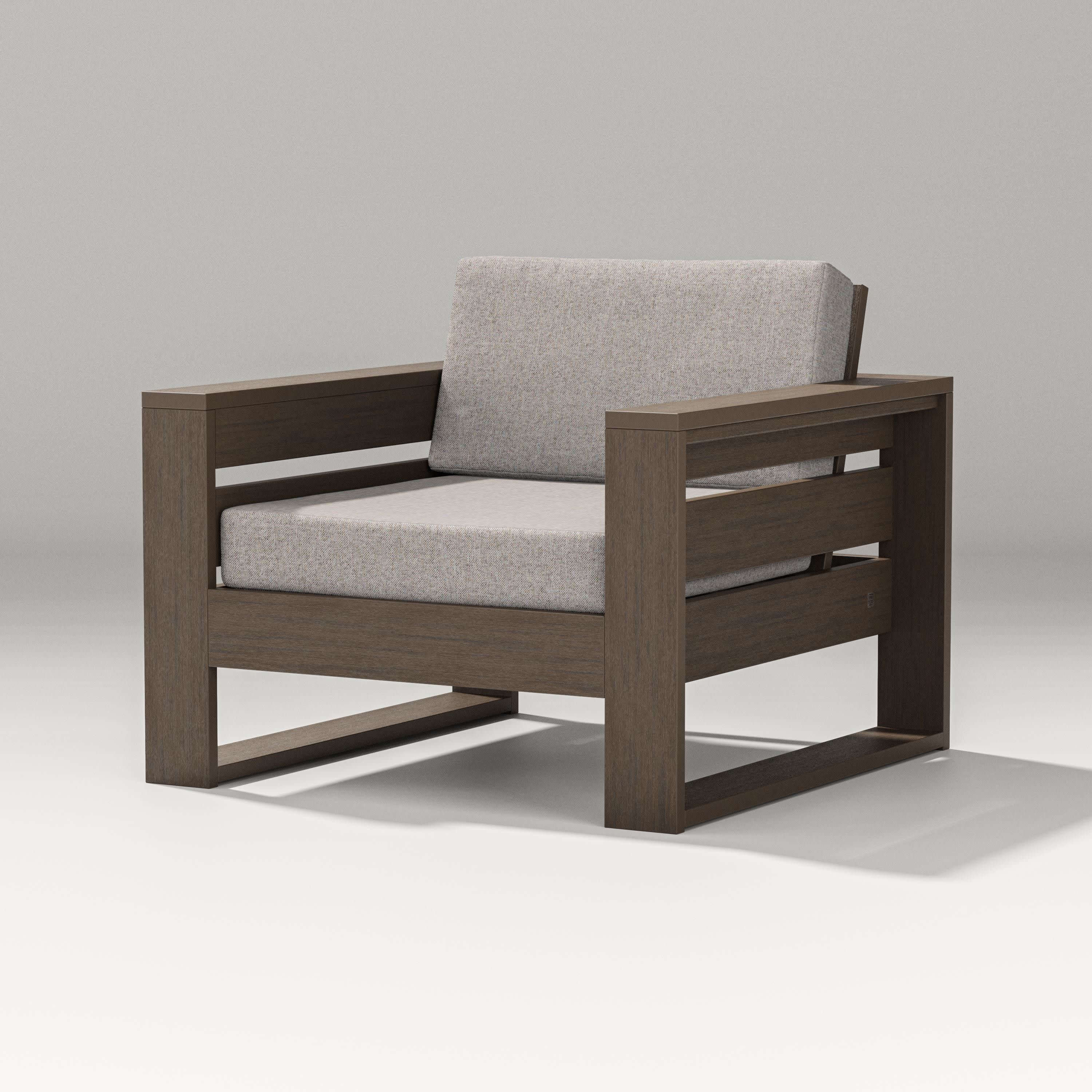 Latitude Lounge Chair in Kona / Weathered Tweed