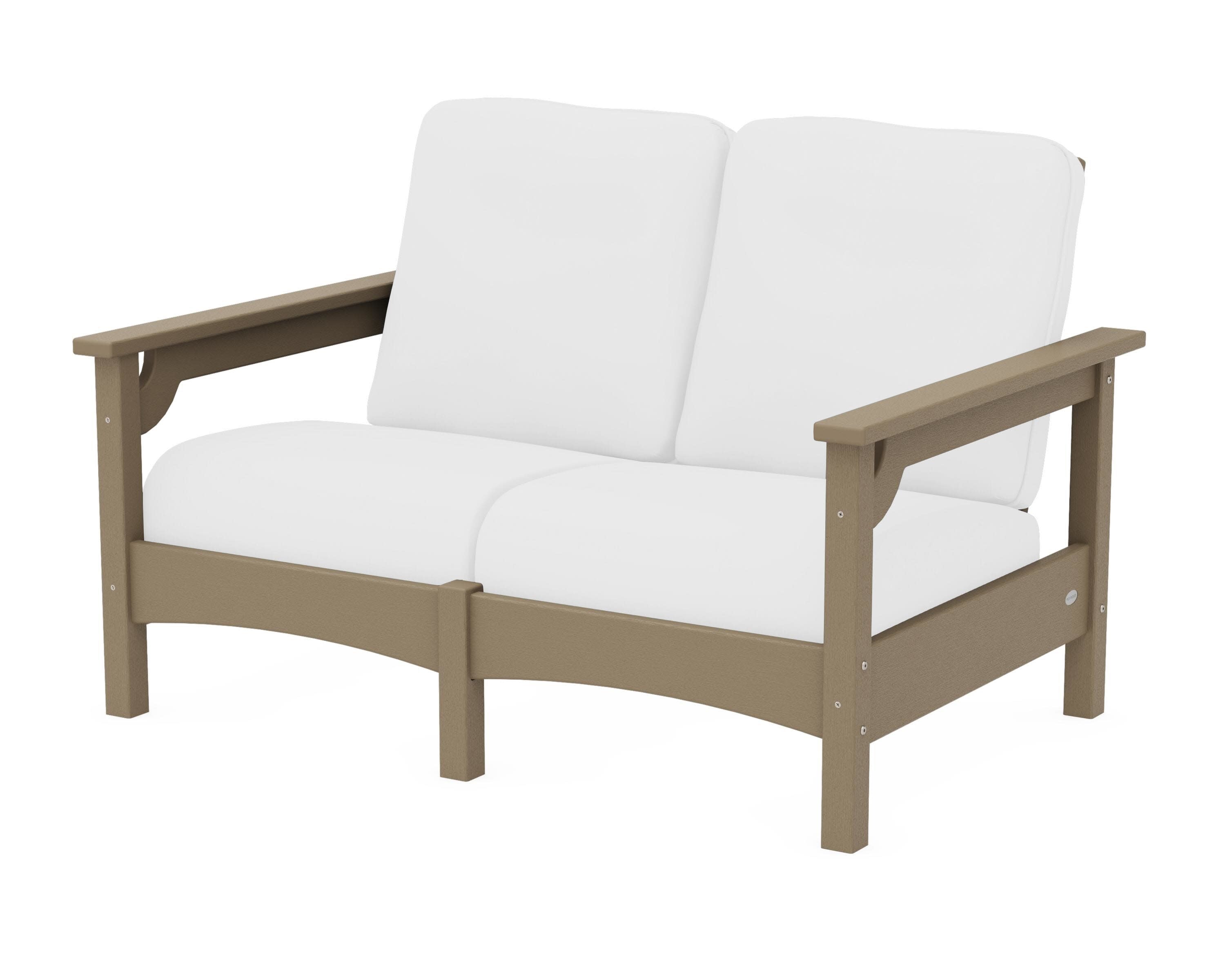Club Loveseat in Vintage Sahara / Natural