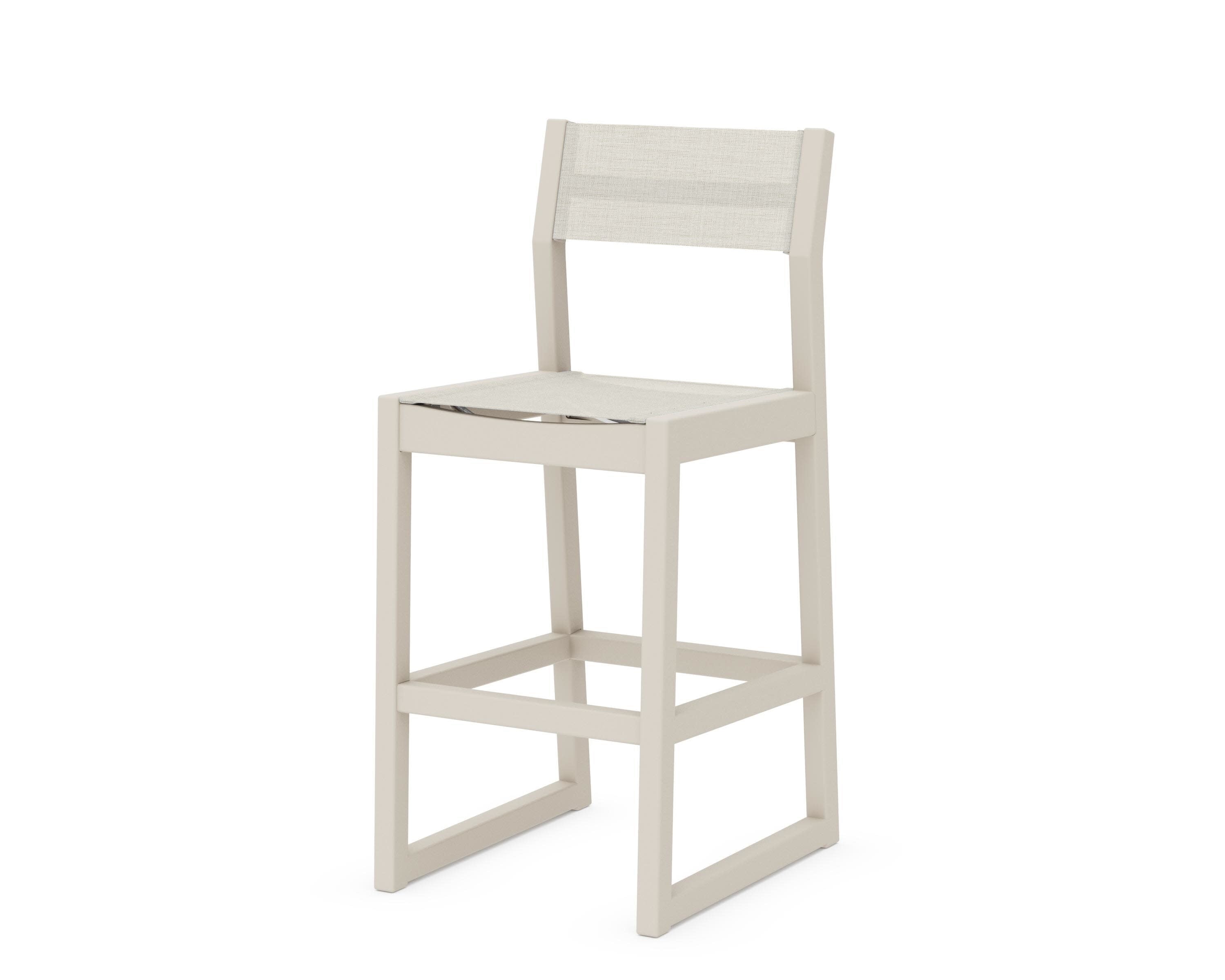 EDGE Sling Bar Side Chair in Sand / Parchment Sling