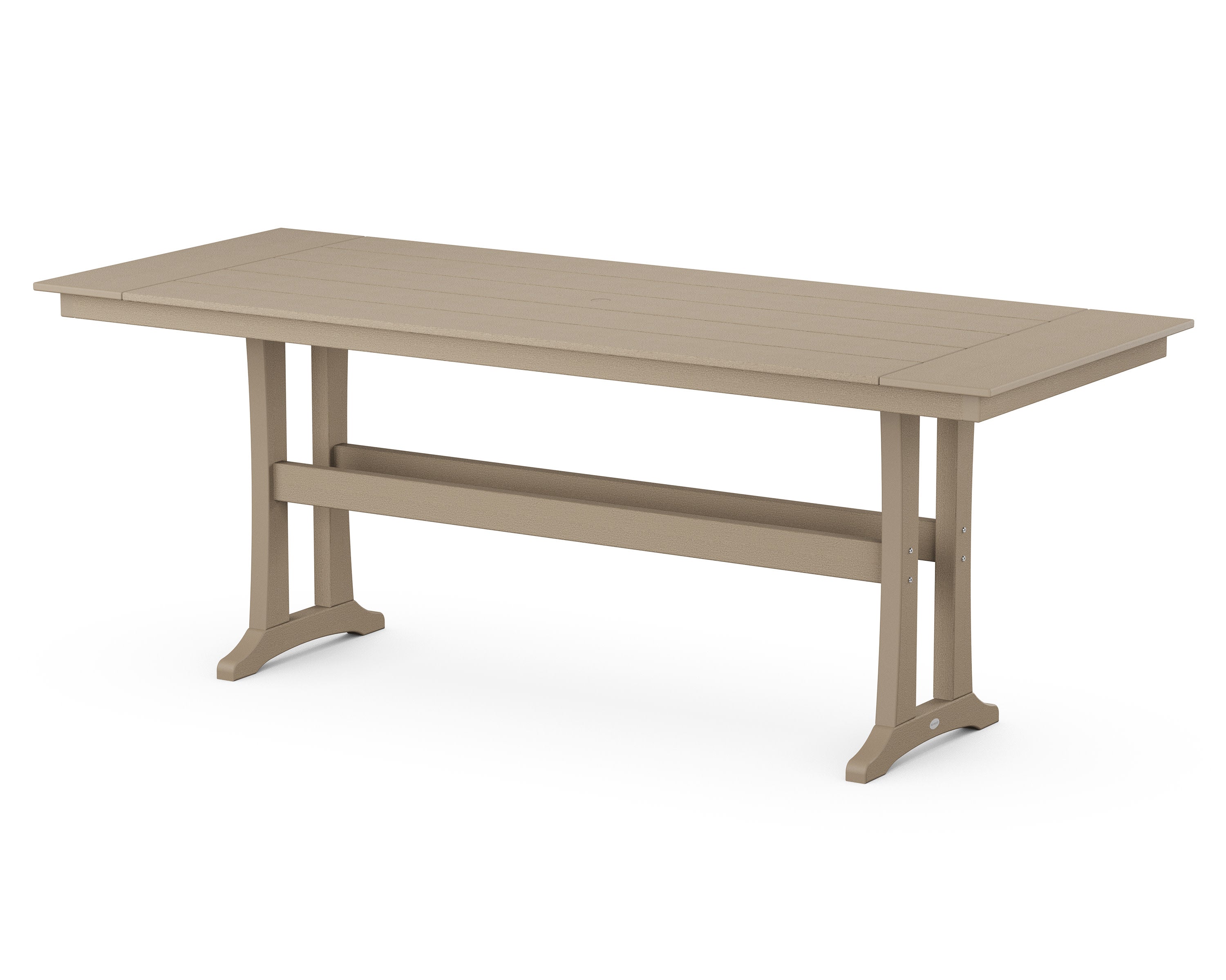 Farmhouse Trestle 38" x 96" Counter Table in Vintage Sahara