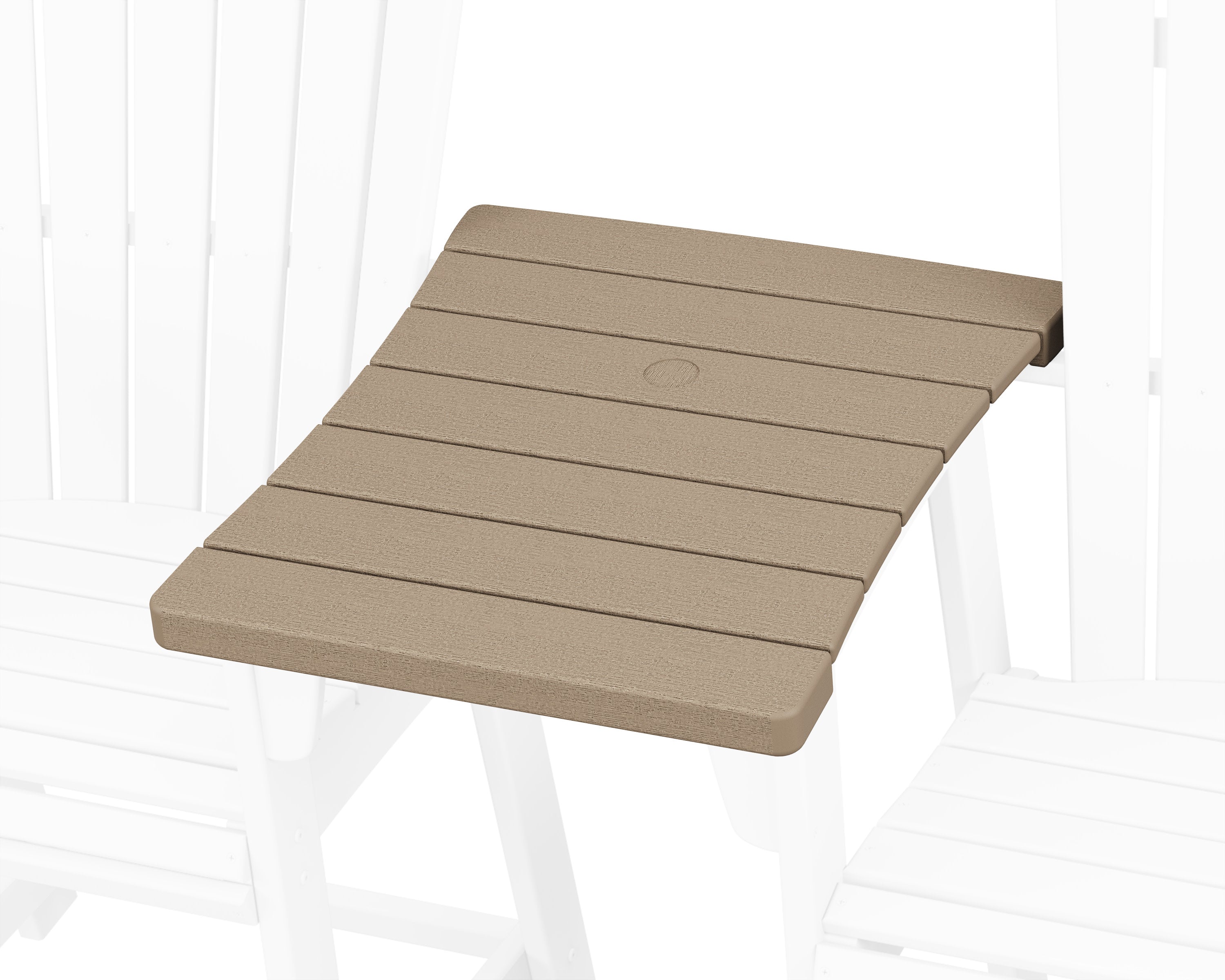 600 Series Straight Adirondack Dining Connecting Table in Vintage Sahara