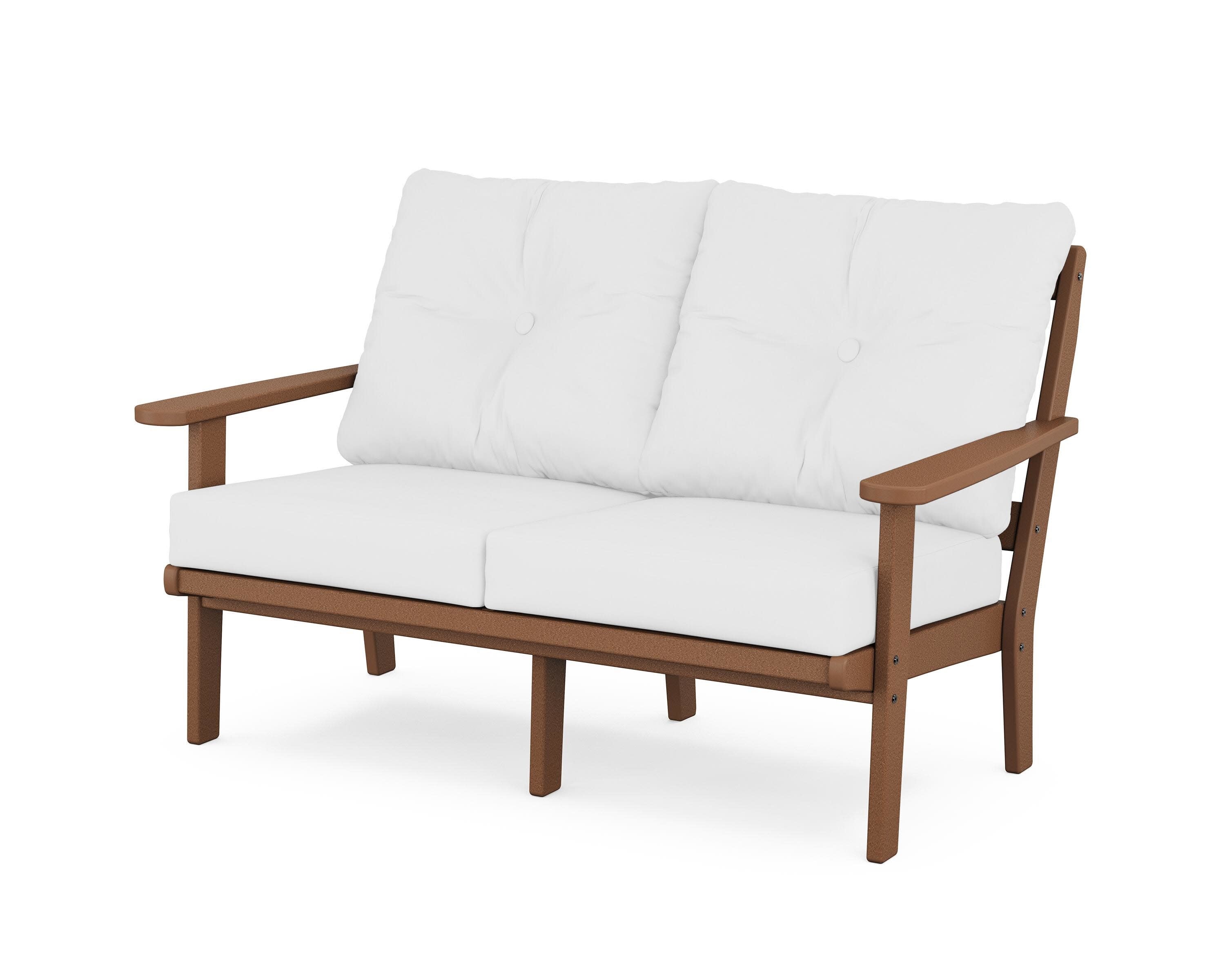 Mission Deep SeatingLoveseat in Teak / Natural