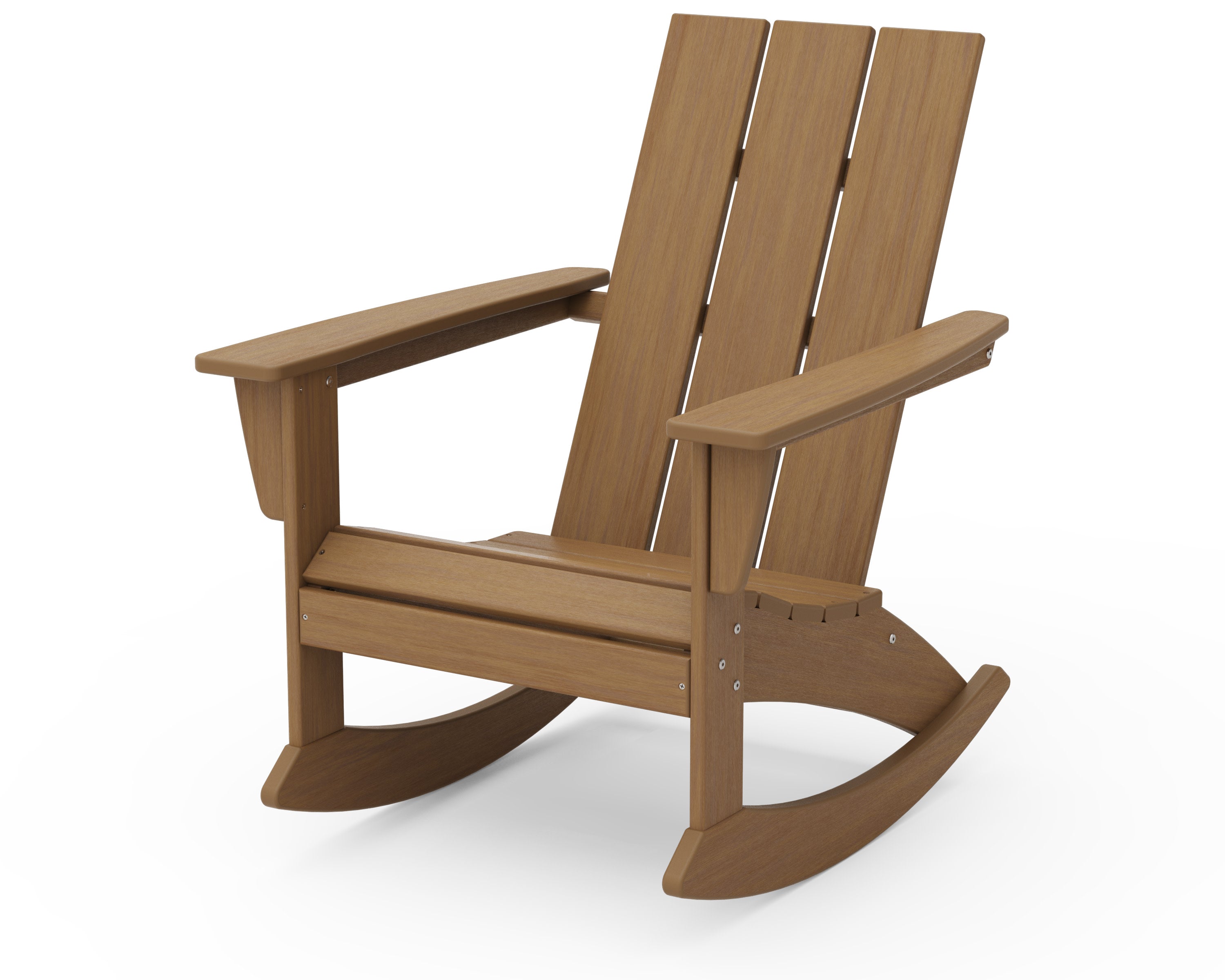 Modern Adirondack Rocking Chair in Natural