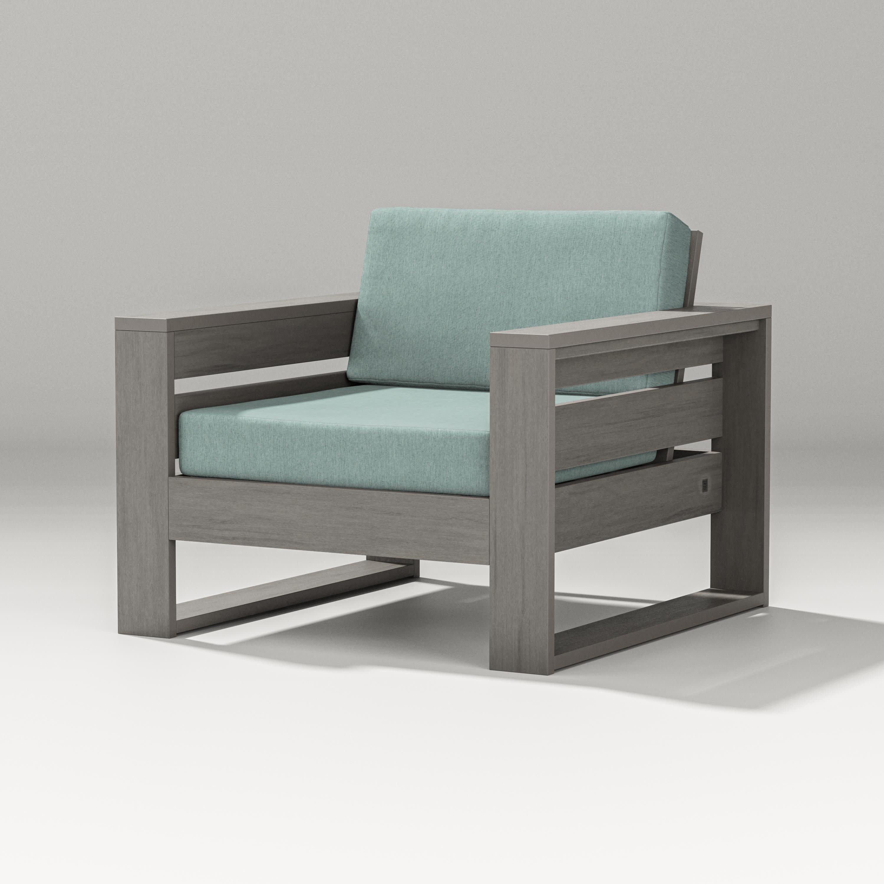 Latitude Lounge Chair in Driftwood / Glacier Spa