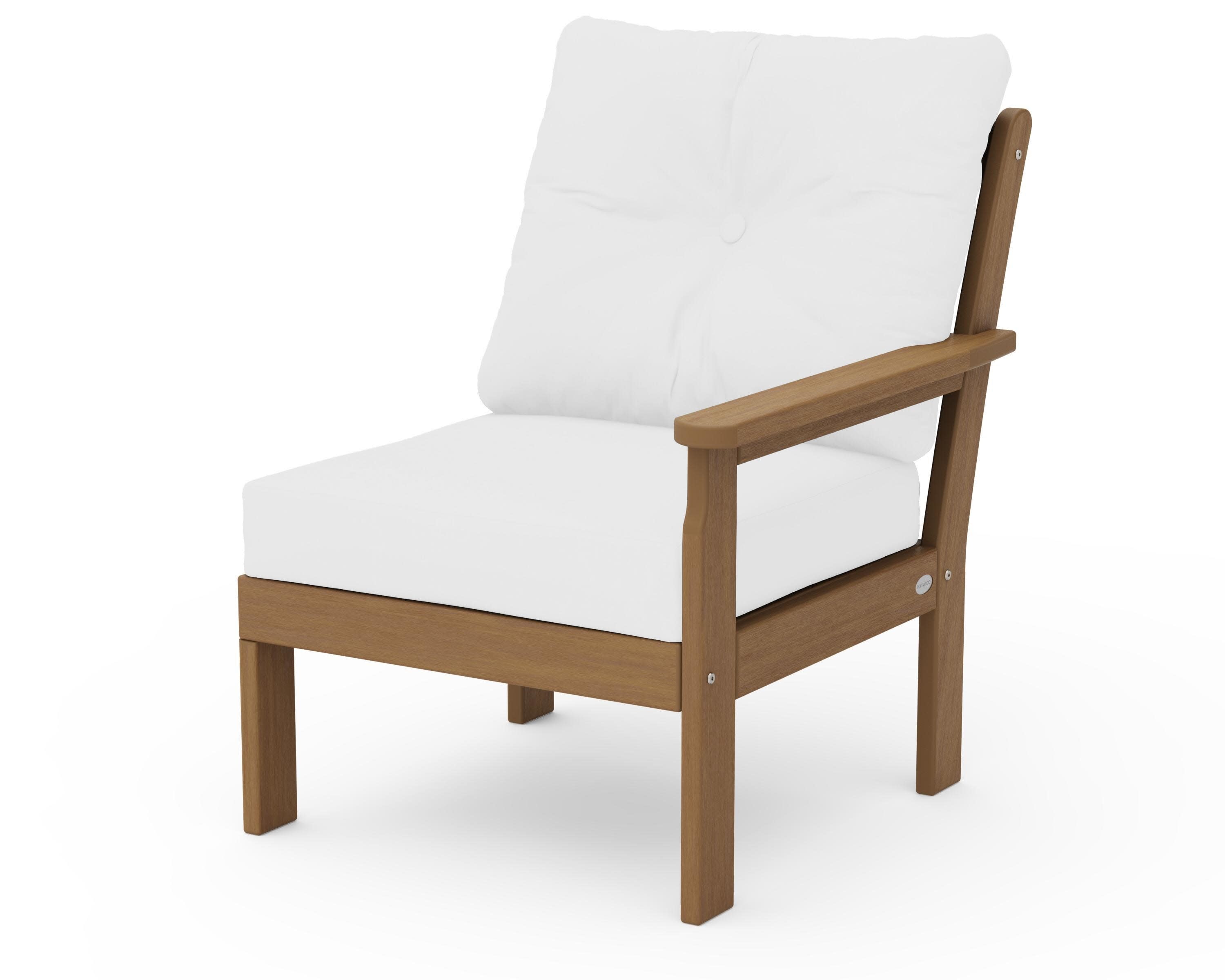Vineyard Modular Right Arm Chair in Natural / Natural