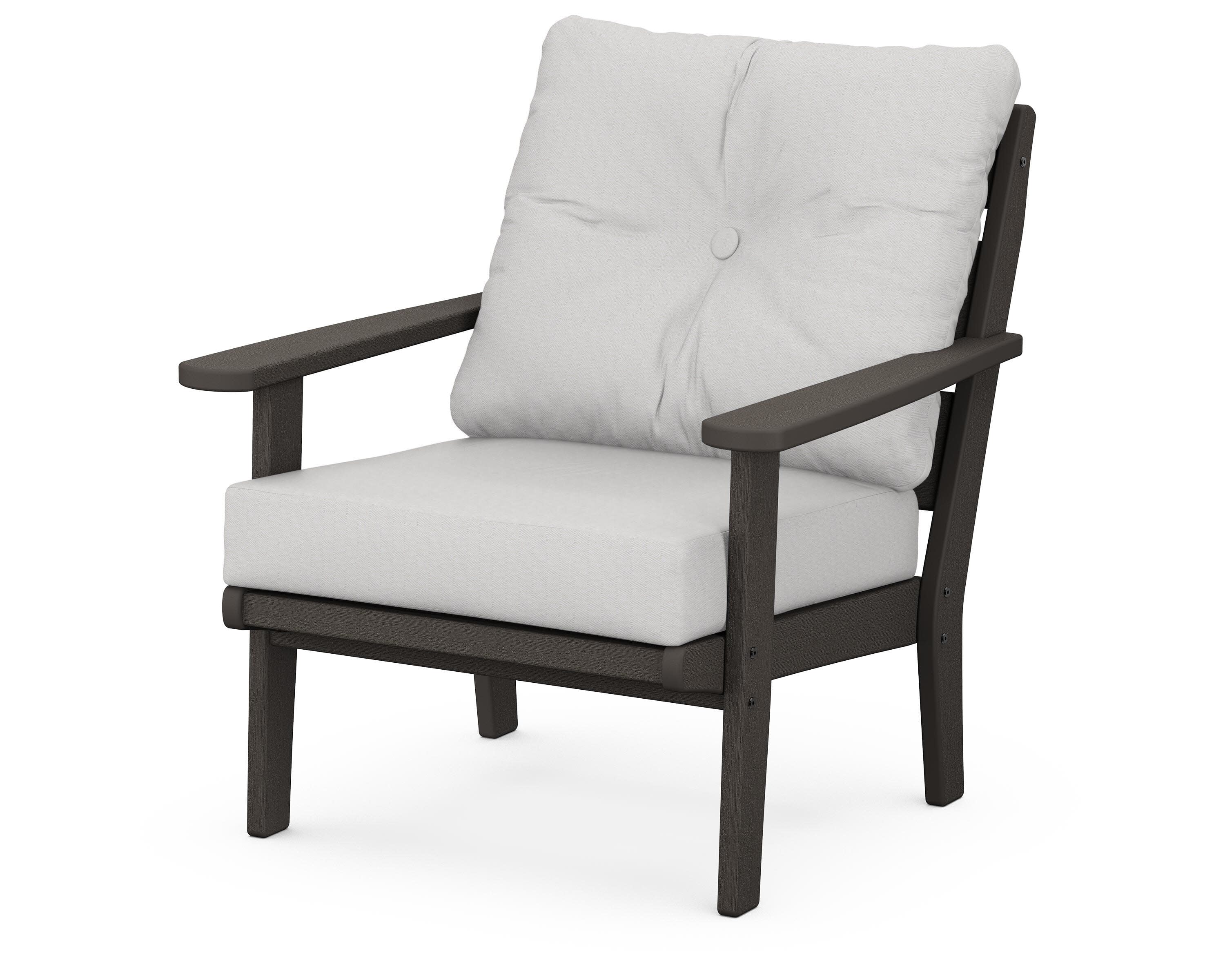 Lakeside Deep Seating Chair in Vintage Coffee / Diamond in the Rough