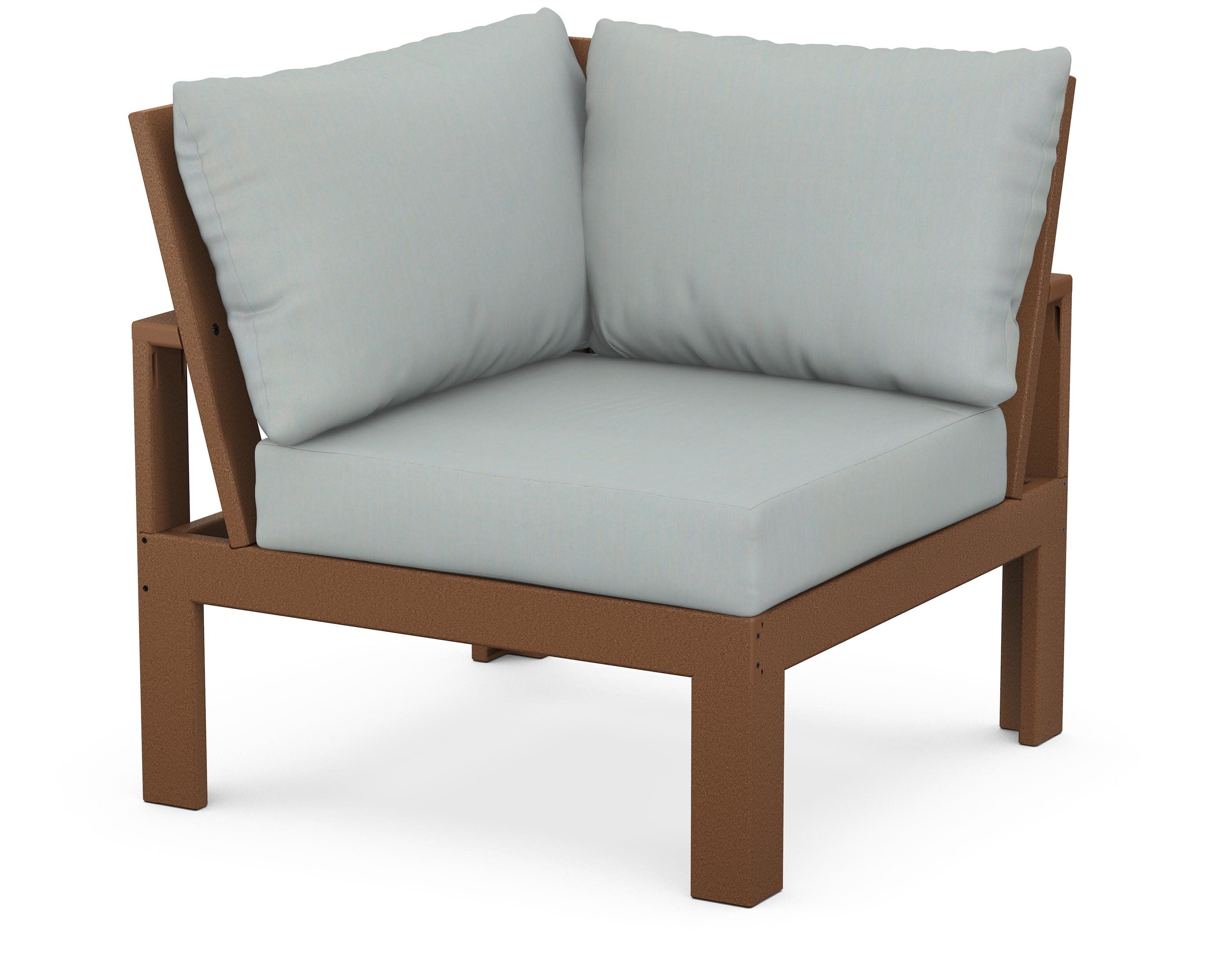 Modular Corner Chair in Teak / Spa